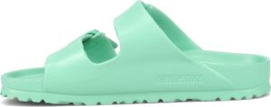 Men's Arizona Sandals <div class="a-expander-content a-expander-partial-collapse-content" style="padding-bottom: 20px;" data-expanded="false"> <h3 class="product-facts-title">Product details</h3> <div class="a-fixed-left-grid product-facts-detail"> <div class="a-fixed-left-grid-inner" style="padding-left: 140px;"> <div class="a-fixed-left-grid-col a-col-left" style="width: 140px; margin-left: -140px; float: left;"><span style="font-weight: 600;"> <span class="a-color-base">Care instructions</span> </span></div> <div class="a-fixed-left-grid-col a-col-right" style="padding-left: 6%; float: left;"><span style="font-weight: 400;"> <span class="a-color-base">Machine Wash</span> </span></div> </div> </div> <div class="a-fixed-left-grid product-facts-detail"> <div class="a-fixed-left-grid-inner" style="padding-left: 140px;"> <div class="a-fixed-left-grid-col a-col-left" style="width: 140px; margin-left: -140px; float: left;"><span style="font-weight: 600;"> <span class="a-color-base">Origin</span> </span></div> <div class="a-fixed-left-grid-col a-col-right" style="padding-left: 6%; float: left;"><span style="font-weight: 400;"> <span class="a-color-base">Imported</span> </span></div> </div> </div> <div class="a-fixed-left-grid product-facts-detail"> <div class="a-fixed-left-grid-inner" style="padding-left: 140px;"> <div class="a-fixed-left-grid-col a-col-left" style="width: 140px; margin-left: -140px; float: left;"><span style="font-weight: 600;"> <span class="a-color-base">Sole material</span> </span></div> <div class="a-fixed-left-grid-col a-col-right" style="padding-left: 6%; float: left;"><span style="font-weight: 400;"> <span class="a-color-base">Manmade</span> </span></div> </div> </div> <div class="a-fixed-left-grid product-facts-detail"> <div class="a-fixed-left-grid-inner" style="padding-left: 140px;"> <div class="a-fixed-left-grid-col a-col-left" style="width: 140px; margin-left: -140px; float: left;"><span style="font-weight: 600;"> <span class="a-color-base">Outer material</span> </span></div> <div class="a-fixed-left-grid-col a-col-right" style="padding-left: 6%; float: left;"><span style="font-weight: 400;"> <span class="a-color-base">Synthetic</span> </span></div> </div> </div> <hr class="a-spacing-base a-spacing-top-base a-divider-normal" aria-hidden="true" /> <h3 class="product-facts-title">About this item</h3> <ul class="a-unordered-list a-vertical a-spacing-small"> <li><span class="a-list-item a-size-base a-color-base">The legendary two-strap design from BIRKENSTOCK - the Arizona. Modeled on the cork original, this sandal is made from ultra lightweight and highly flexible EVA. These sandals are shock absorbing, waterproof, and skin-friendly. Wear them at the beach, in the garden, or around the gym and after workouts. It's the perfect addition to your classic BIRKENSTOCK sandals.</span></li> </ul> <ul class="a-unordered-list a-vertical a-spacing-small"> <li><span class="a-list-item a-size-base a-color-base">Anatomically shaped BIRKENSTOCK footbed made from EVA</span></li> </ul> <ul class="a-unordered-list a-vertical a-spacing-small"> <li><span class="a-list-item a-size-base a-color-base">Upper/lining/sole: one piece molded EVA</span></li> </ul> <ul class="a-unordered-list a-vertical a-spacing-small"> <li><span class="a-list-item a-size-base a-color-base">Details: two straps, each with an individually adjustable pin buckle; waterproof, washable, ultra lightweight</span></li> </ul> </div>