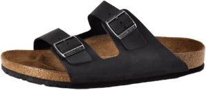 Men's Amalfi Leather Soft Footbed Arizona Sandals <div data-expanded="false" class="a-expander-content a-expander-partial-collapse-content"> <h3 class="product-facts-title"> Product details </h3> <div class="a-fixed-left-grid product-facts-detail"><div class="a-fixed-left-grid-inner" style="padding-left:140px"> <div class="a-fixed-left-grid-col a-col-left" style="width:140px;margin-left:-140px;float:left"> <span style="font-weight: 600"> <span class="a-color-base">Origin</span> </span> </div> <div class="a-fixed-left-grid-col a-col-right" style="padding-left:6%;float:left"> <span style="font-weight: 400"> <span class="a-color-base">Not Imported</span> </span> </div> </div></div> <div class="a-fixed-left-grid product-facts-detail"><div class="a-fixed-left-grid-inner" style="padding-left:140px"> <div class="a-fixed-left-grid-col a-col-left" style="width:140px;margin-left:-140px;float:left"> <span style="font-weight: 600"> <span class="a-color-base">Sole material</span> </span> </div> <div class="a-fixed-left-grid-col a-col-right" style="padding-left:6%;float:left"> <span style="font-weight: 400"> <span class="a-color-base">Foam, Cork, Suede, Rubber</span> </span> </div> </div></div> <div class="a-fixed-left-grid product-facts-detail"><div class="a-fixed-left-grid-inner" style="padding-left:140px"> <div class="a-fixed-left-grid-col a-col-left" style="width:140px;margin-left:-140px;float:left"> <span style="font-weight: 600"> <span class="a-color-base">Outer material</span> </span> </div> <div class="a-fixed-left-grid-col a-col-right" style="padding-left:6%;float:left"> <span style="font-weight: 400"> <span class="a-color-base">Suede</span> </span> </div> </div></div> <div class="a-fixed-left-grid product-facts-detail"><div class="a-fixed-left-grid-inner" style="padding-left:140px"> <div class="a-fixed-left-grid-col a-col-left" style="width:140px;margin-left:-140px;float:left"> <span style="font-weight: 600"> <span class="a-color-base">Closure type</span> </span> </div> <div class="a-fixed-left-grid-col a-col-right" style="padding-left:6%;float:left"> <span style="font-weight: 400"> <span class="a-color-base">Buckle</span> </span> </div> </div></div> <hr aria-hidden="true" class="a-spacing-base a-spacing-top-base a-divider-normal"> <h3 class="product-facts-title"> About this item </h3> <ul class="a-unordered-list a-vertical a-spacing-small"> <li><span class="a-list-item a-size-base a-color-base">Rubber sole</span></li> </ul> <ul class="a-unordered-list a-vertical a-spacing-small"> <li><span class="a-list-item a-size-base a-color-base">roomy toe box; lined with sued</span></li> </ul> <ul class="a-unordered-list a-vertical a-spacing-small"> <li><span class="a-list-item a-size-base a-color-base">features pronounced arch support with an extra layer of super soft foam cushioning</span></li> </ul> <ul class="a-unordered-list a-vertical a-spacing-small"> <li><span class="a-list-item a-size-base a-color-base">Contoured cork footbed conforms to the shape of your foot</span></li> </ul> </div>