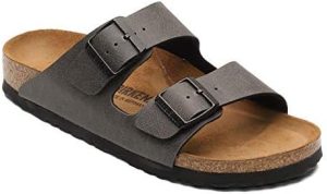 Men's Amalfi Leather Soft Footbed Arizona Sandals <div data-expanded="false" class="a-expander-content a-expander-partial-collapse-content"> <h3 class="product-facts-title"> Product details </h3> <div class="a-fixed-left-grid product-facts-detail"><div class="a-fixed-left-grid-inner" style="padding-left:140px"> <div class="a-fixed-left-grid-col a-col-left" style="width:140px;margin-left:-140px;float:left"> <span style="font-weight: 600"> <span class="a-color-base">Origin</span> </span> </div> <div class="a-fixed-left-grid-col a-col-right" style="padding-left:6%;float:left"> <span style="font-weight: 400"> <span class="a-color-base">Not Imported</span> </span> </div> </div></div> <div class="a-fixed-left-grid product-facts-detail"><div class="a-fixed-left-grid-inner" style="padding-left:140px"> <div class="a-fixed-left-grid-col a-col-left" style="width:140px;margin-left:-140px;float:left"> <span style="font-weight: 600"> <span class="a-color-base">Sole material</span> </span> </div> <div class="a-fixed-left-grid-col a-col-right" style="padding-left:6%;float:left"> <span style="font-weight: 400"> <span class="a-color-base">Foam, Cork, Suede, Rubber</span> </span> </div> </div></div> <div class="a-fixed-left-grid product-facts-detail"><div class="a-fixed-left-grid-inner" style="padding-left:140px"> <div class="a-fixed-left-grid-col a-col-left" style="width:140px;margin-left:-140px;float:left"> <span style="font-weight: 600"> <span class="a-color-base">Outer material</span> </span> </div> <div class="a-fixed-left-grid-col a-col-right" style="padding-left:6%;float:left"> <span style="font-weight: 400"> <span class="a-color-base">Suede</span> </span> </div> </div></div> <div class="a-fixed-left-grid product-facts-detail"><div class="a-fixed-left-grid-inner" style="padding-left:140px"> <div class="a-fixed-left-grid-col a-col-left" style="width:140px;margin-left:-140px;float:left"> <span style="font-weight: 600"> <span class="a-color-base">Closure type</span> </span> </div> <div class="a-fixed-left-grid-col a-col-right" style="padding-left:6%;float:left"> <span style="font-weight: 400"> <span class="a-color-base">Buckle</span> </span> </div> </div></div> <hr aria-hidden="true" class="a-spacing-base a-spacing-top-base a-divider-normal"> <h3 class="product-facts-title"> About this item </h3> <ul class="a-unordered-list a-vertical a-spacing-small"> <li><span class="a-list-item a-size-base a-color-base">Rubber sole</span></li> </ul> <ul class="a-unordered-list a-vertical a-spacing-small"> <li><span class="a-list-item a-size-base a-color-base">roomy toe box; lined with sued</span></li> </ul> <ul class="a-unordered-list a-vertical a-spacing-small"> <li><span class="a-list-item a-size-base a-color-base">features pronounced arch support with an extra layer of super soft foam cushioning</span></li> </ul> <ul class="a-unordered-list a-vertical a-spacing-small"> <li><span class="a-list-item a-size-base a-color-base">Contoured cork footbed conforms to the shape of your foot</span></li> </ul> </div>