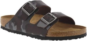 Men's Amalfi Leather Soft Footbed Arizona Sandals <div data-expanded="false" class="a-expander-content a-expander-partial-collapse-content"> <h3 class="product-facts-title"> Product details </h3> <div class="a-fixed-left-grid product-facts-detail"><div class="a-fixed-left-grid-inner" style="padding-left:140px"> <div class="a-fixed-left-grid-col a-col-left" style="width:140px;margin-left:-140px;float:left"> <span style="font-weight: 600"> <span class="a-color-base">Origin</span> </span> </div> <div class="a-fixed-left-grid-col a-col-right" style="padding-left:6%;float:left"> <span style="font-weight: 400"> <span class="a-color-base">Not Imported</span> </span> </div> </div></div> <div class="a-fixed-left-grid product-facts-detail"><div class="a-fixed-left-grid-inner" style="padding-left:140px"> <div class="a-fixed-left-grid-col a-col-left" style="width:140px;margin-left:-140px;float:left"> <span style="font-weight: 600"> <span class="a-color-base">Sole material</span> </span> </div> <div class="a-fixed-left-grid-col a-col-right" style="padding-left:6%;float:left"> <span style="font-weight: 400"> <span class="a-color-base">Foam, Cork, Suede, Rubber</span> </span> </div> </div></div> <div class="a-fixed-left-grid product-facts-detail"><div class="a-fixed-left-grid-inner" style="padding-left:140px"> <div class="a-fixed-left-grid-col a-col-left" style="width:140px;margin-left:-140px;float:left"> <span style="font-weight: 600"> <span class="a-color-base">Outer material</span> </span> </div> <div class="a-fixed-left-grid-col a-col-right" style="padding-left:6%;float:left"> <span style="font-weight: 400"> <span class="a-color-base">Suede</span> </span> </div> </div></div> <div class="a-fixed-left-grid product-facts-detail"><div class="a-fixed-left-grid-inner" style="padding-left:140px"> <div class="a-fixed-left-grid-col a-col-left" style="width:140px;margin-left:-140px;float:left"> <span style="font-weight: 600"> <span class="a-color-base">Closure type</span> </span> </div> <div class="a-fixed-left-grid-col a-col-right" style="padding-left:6%;float:left"> <span style="font-weight: 400"> <span class="a-color-base">Buckle</span> </span> </div> </div></div> <hr aria-hidden="true" class="a-spacing-base a-spacing-top-base a-divider-normal"> <h3 class="product-facts-title"> About this item </h3> <ul class="a-unordered-list a-vertical a-spacing-small"> <li><span class="a-list-item a-size-base a-color-base">Rubber sole</span></li> </ul> <ul class="a-unordered-list a-vertical a-spacing-small"> <li><span class="a-list-item a-size-base a-color-base">roomy toe box; lined with sued</span></li> </ul> <ul class="a-unordered-list a-vertical a-spacing-small"> <li><span class="a-list-item a-size-base a-color-base">features pronounced arch support with an extra layer of super soft foam cushioning</span></li> </ul> <ul class="a-unordered-list a-vertical a-spacing-small"> <li><span class="a-list-item a-size-base a-color-base">Contoured cork footbed conforms to the shape of your foot</span></li> </ul> </div>