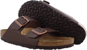 Men's Amalfi Leather Soft Footbed Arizona Sandals <div data-expanded="false" class="a-expander-content a-expander-partial-collapse-content"> <h3 class="product-facts-title"> Product details </h3> <div class="a-fixed-left-grid product-facts-detail"><div class="a-fixed-left-grid-inner" style="padding-left:140px"> <div class="a-fixed-left-grid-col a-col-left" style="width:140px;margin-left:-140px;float:left"> <span style="font-weight: 600"> <span class="a-color-base">Origin</span> </span> </div> <div class="a-fixed-left-grid-col a-col-right" style="padding-left:6%;float:left"> <span style="font-weight: 400"> <span class="a-color-base">Not Imported</span> </span> </div> </div></div> <div class="a-fixed-left-grid product-facts-detail"><div class="a-fixed-left-grid-inner" style="padding-left:140px"> <div class="a-fixed-left-grid-col a-col-left" style="width:140px;margin-left:-140px;float:left"> <span style="font-weight: 600"> <span class="a-color-base">Sole material</span> </span> </div> <div class="a-fixed-left-grid-col a-col-right" style="padding-left:6%;float:left"> <span style="font-weight: 400"> <span class="a-color-base">Foam, Cork, Suede, Rubber</span> </span> </div> </div></div> <div class="a-fixed-left-grid product-facts-detail"><div class="a-fixed-left-grid-inner" style="padding-left:140px"> <div class="a-fixed-left-grid-col a-col-left" style="width:140px;margin-left:-140px;float:left"> <span style="font-weight: 600"> <span class="a-color-base">Outer material</span> </span> </div> <div class="a-fixed-left-grid-col a-col-right" style="padding-left:6%;float:left"> <span style="font-weight: 400"> <span class="a-color-base">Suede</span> </span> </div> </div></div> <div class="a-fixed-left-grid product-facts-detail"><div class="a-fixed-left-grid-inner" style="padding-left:140px"> <div class="a-fixed-left-grid-col a-col-left" style="width:140px;margin-left:-140px;float:left"> <span style="font-weight: 600"> <span class="a-color-base">Closure type</span> </span> </div> <div class="a-fixed-left-grid-col a-col-right" style="padding-left:6%;float:left"> <span style="font-weight: 400"> <span class="a-color-base">Buckle</span> </span> </div> </div></div> <hr aria-hidden="true" class="a-spacing-base a-spacing-top-base a-divider-normal"> <h3 class="product-facts-title"> About this item </h3> <ul class="a-unordered-list a-vertical a-spacing-small"> <li><span class="a-list-item a-size-base a-color-base">Rubber sole</span></li> </ul> <ul class="a-unordered-list a-vertical a-spacing-small"> <li><span class="a-list-item a-size-base a-color-base">roomy toe box; lined with sued</span></li> </ul> <ul class="a-unordered-list a-vertical a-spacing-small"> <li><span class="a-list-item a-size-base a-color-base">features pronounced arch support with an extra layer of super soft foam cushioning</span></li> </ul> <ul class="a-unordered-list a-vertical a-spacing-small"> <li><span class="a-list-item a-size-base a-color-base">Contoured cork footbed conforms to the shape of your foot</span></li> </ul> </div>