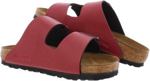 Men's Amalfi Leather Soft Footbed Arizona Sandals <div data-expanded="false" class="a-expander-content a-expander-partial-collapse-content"> <h3 class="product-facts-title"> Product details </h3> <div class="a-fixed-left-grid product-facts-detail"><div class="a-fixed-left-grid-inner" style="padding-left:140px"> <div class="a-fixed-left-grid-col a-col-left" style="width:140px;margin-left:-140px;float:left"> <span style="font-weight: 600"> <span class="a-color-base">Origin</span> </span> </div> <div class="a-fixed-left-grid-col a-col-right" style="padding-left:6%;float:left"> <span style="font-weight: 400"> <span class="a-color-base">Not Imported</span> </span> </div> </div></div> <div class="a-fixed-left-grid product-facts-detail"><div class="a-fixed-left-grid-inner" style="padding-left:140px"> <div class="a-fixed-left-grid-col a-col-left" style="width:140px;margin-left:-140px;float:left"> <span style="font-weight: 600"> <span class="a-color-base">Sole material</span> </span> </div> <div class="a-fixed-left-grid-col a-col-right" style="padding-left:6%;float:left"> <span style="font-weight: 400"> <span class="a-color-base">Foam, Cork, Suede, Rubber</span> </span> </div> </div></div> <div class="a-fixed-left-grid product-facts-detail"><div class="a-fixed-left-grid-inner" style="padding-left:140px"> <div class="a-fixed-left-grid-col a-col-left" style="width:140px;margin-left:-140px;float:left"> <span style="font-weight: 600"> <span class="a-color-base">Outer material</span> </span> </div> <div class="a-fixed-left-grid-col a-col-right" style="padding-left:6%;float:left"> <span style="font-weight: 400"> <span class="a-color-base">Suede</span> </span> </div> </div></div> <div class="a-fixed-left-grid product-facts-detail"><div class="a-fixed-left-grid-inner" style="padding-left:140px"> <div class="a-fixed-left-grid-col a-col-left" style="width:140px;margin-left:-140px;float:left"> <span style="font-weight: 600"> <span class="a-color-base">Closure type</span> </span> </div> <div class="a-fixed-left-grid-col a-col-right" style="padding-left:6%;float:left"> <span style="font-weight: 400"> <span class="a-color-base">Buckle</span> </span> </div> </div></div> <hr aria-hidden="true" class="a-spacing-base a-spacing-top-base a-divider-normal"> <h3 class="product-facts-title"> About this item </h3> <ul class="a-unordered-list a-vertical a-spacing-small"> <li><span class="a-list-item a-size-base a-color-base">Rubber sole</span></li> </ul> <ul class="a-unordered-list a-vertical a-spacing-small"> <li><span class="a-list-item a-size-base a-color-base">roomy toe box; lined with sued</span></li> </ul> <ul class="a-unordered-list a-vertical a-spacing-small"> <li><span class="a-list-item a-size-base a-color-base">features pronounced arch support with an extra layer of super soft foam cushioning</span></li> </ul> <ul class="a-unordered-list a-vertical a-spacing-small"> <li><span class="a-list-item a-size-base a-color-base">Contoured cork footbed conforms to the shape of your foot</span></li> </ul> </div>