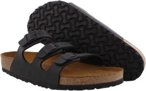 Women's Florida Birko-Flor Sandal <div class="a-expander-content a-expander-partial-collapse-content" style="padding-bottom: 20px;" data-expanded="false"> <h3 class="product-facts-title">Product details</h3> <div class="a-fixed-left-grid product-facts-detail"> <div class="a-fixed-left-grid-inner" style="padding-left: 140px;"> <div class="a-fixed-left-grid-col a-col-left" style="width: 140px; margin-left: -140px; float: left;"><span style="font-weight: 600;"> <span class="a-color-base">Fabric type</span> </span></div> <div class="a-fixed-left-grid-col a-col-right" style="padding-left: 6%; float: left;"><span style="font-weight: 400;"> <span class="a-color-base">100% Leather</span> </span></div> </div> </div> <div class="a-fixed-left-grid product-facts-detail"> <div class="a-fixed-left-grid-inner" style="padding-left: 140px;"> <div class="a-fixed-left-grid-col a-col-left" style="width: 140px; margin-left: -140px; float: left;"><span style="font-weight: 600;"> <span class="a-color-base">Care instructions</span> </span></div> <div class="a-fixed-left-grid-col a-col-right" style="padding-left: 6%; float: left;"><span style="font-weight: 400;"> <span class="a-color-base">Hand Wash Only</span> </span></div> </div> </div> <div class="a-fixed-left-grid product-facts-detail"> <div class="a-fixed-left-grid-inner" style="padding-left: 140px;"> <div class="a-fixed-left-grid-col a-col-left" style="width: 140px; margin-left: -140px; float: left;"><span style="font-weight: 600;"> <span class="a-color-base">Origin</span> </span></div> <div class="a-fixed-left-grid-col a-col-right" style="padding-left: 6%; float: left;"><span style="font-weight: 400;"> <span class="a-color-base">Imported</span> </span></div> </div> </div> <div class="a-fixed-left-grid product-facts-detail"> <div class="a-fixed-left-grid-inner" style="padding-left: 140px;"> <div class="a-fixed-left-grid-col a-col-left" style="width: 140px; margin-left: -140px; float: left;"><span style="font-weight: 600;"> <span class="a-color-base">Sole material</span> </span></div> <div class="a-fixed-left-grid-col a-col-right" style="padding-left: 6%; float: left;"><span style="font-weight: 400;"> <span class="a-color-base">Manmade</span> </span></div> </div> </div> <hr class="a-spacing-base a-spacing-top-base a-divider-normal" aria-hidden="true" /> <h3 class="product-facts-title">About this item</h3> <ul class="a-unordered-list a-vertical a-spacing-small"> <li><span class="a-list-item a-size-base a-color-base">At Birkenstock, tradition and heritage are important hallmarks of a brand that dates back not years or even decades, but centuries. Birkenstock is deeply rooted in the fine art of crafting premium quality shoes that are good for you. Since 1774, Birkenstock has passed this commitment down from one generation to the next. The result is the absolute best in quality, comfort and support.</span></li> </ul> <ul class="a-unordered-list a-vertical a-spacing-small"> <li><span class="a-list-item a-size-base a-color-base">Arch support</span></li> </ul> <ul class="a-unordered-list a-vertical a-spacing-small"> <li><span class="a-list-item a-size-base a-color-base">Classic comfort</span></li> </ul> <ul class="a-unordered-list a-vertical a-spacing-small"> <li><span class="a-list-item a-size-base a-color-base">Iconic styling</span></li> </ul> </div>