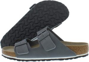 Men's Amalfi Leather Soft Footbed Arizona Sandals <div data-expanded="false" class="a-expander-content a-expander-partial-collapse-content"> <h3 class="product-facts-title"> Product details </h3> <div class="a-fixed-left-grid product-facts-detail"><div class="a-fixed-left-grid-inner" style="padding-left:140px"> <div class="a-fixed-left-grid-col a-col-left" style="width:140px;margin-left:-140px;float:left"> <span style="font-weight: 600"> <span class="a-color-base">Origin</span> </span> </div> <div class="a-fixed-left-grid-col a-col-right" style="padding-left:6%;float:left"> <span style="font-weight: 400"> <span class="a-color-base">Not Imported</span> </span> </div> </div></div> <div class="a-fixed-left-grid product-facts-detail"><div class="a-fixed-left-grid-inner" style="padding-left:140px"> <div class="a-fixed-left-grid-col a-col-left" style="width:140px;margin-left:-140px;float:left"> <span style="font-weight: 600"> <span class="a-color-base">Sole material</span> </span> </div> <div class="a-fixed-left-grid-col a-col-right" style="padding-left:6%;float:left"> <span style="font-weight: 400"> <span class="a-color-base">Foam, Cork, Suede, Rubber</span> </span> </div> </div></div> <div class="a-fixed-left-grid product-facts-detail"><div class="a-fixed-left-grid-inner" style="padding-left:140px"> <div class="a-fixed-left-grid-col a-col-left" style="width:140px;margin-left:-140px;float:left"> <span style="font-weight: 600"> <span class="a-color-base">Outer material</span> </span> </div> <div class="a-fixed-left-grid-col a-col-right" style="padding-left:6%;float:left"> <span style="font-weight: 400"> <span class="a-color-base">Suede</span> </span> </div> </div></div> <div class="a-fixed-left-grid product-facts-detail"><div class="a-fixed-left-grid-inner" style="padding-left:140px"> <div class="a-fixed-left-grid-col a-col-left" style="width:140px;margin-left:-140px;float:left"> <span style="font-weight: 600"> <span class="a-color-base">Closure type</span> </span> </div> <div class="a-fixed-left-grid-col a-col-right" style="padding-left:6%;float:left"> <span style="font-weight: 400"> <span class="a-color-base">Buckle</span> </span> </div> </div></div> <hr aria-hidden="true" class="a-spacing-base a-spacing-top-base a-divider-normal"> <h3 class="product-facts-title"> About this item </h3> <ul class="a-unordered-list a-vertical a-spacing-small"> <li><span class="a-list-item a-size-base a-color-base">Rubber sole</span></li> </ul> <ul class="a-unordered-list a-vertical a-spacing-small"> <li><span class="a-list-item a-size-base a-color-base">roomy toe box; lined with sued</span></li> </ul> <ul class="a-unordered-list a-vertical a-spacing-small"> <li><span class="a-list-item a-size-base a-color-base">features pronounced arch support with an extra layer of super soft foam cushioning</span></li> </ul> <ul class="a-unordered-list a-vertical a-spacing-small"> <li><span class="a-list-item a-size-base a-color-base">Contoured cork footbed conforms to the shape of your foot</span></li> </ul> </div>