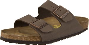 Men's Amalfi Leather Soft Footbed Arizona Sandals <div data-expanded="false" class="a-expander-content a-expander-partial-collapse-content"> <h3 class="product-facts-title"> Product details </h3> <div class="a-fixed-left-grid product-facts-detail"><div class="a-fixed-left-grid-inner" style="padding-left:140px"> <div class="a-fixed-left-grid-col a-col-left" style="width:140px;margin-left:-140px;float:left"> <span style="font-weight: 600"> <span class="a-color-base">Origin</span> </span> </div> <div class="a-fixed-left-grid-col a-col-right" style="padding-left:6%;float:left"> <span style="font-weight: 400"> <span class="a-color-base">Not Imported</span> </span> </div> </div></div> <div class="a-fixed-left-grid product-facts-detail"><div class="a-fixed-left-grid-inner" style="padding-left:140px"> <div class="a-fixed-left-grid-col a-col-left" style="width:140px;margin-left:-140px;float:left"> <span style="font-weight: 600"> <span class="a-color-base">Sole material</span> </span> </div> <div class="a-fixed-left-grid-col a-col-right" style="padding-left:6%;float:left"> <span style="font-weight: 400"> <span class="a-color-base">Foam, Cork, Suede, Rubber</span> </span> </div> </div></div> <div class="a-fixed-left-grid product-facts-detail"><div class="a-fixed-left-grid-inner" style="padding-left:140px"> <div class="a-fixed-left-grid-col a-col-left" style="width:140px;margin-left:-140px;float:left"> <span style="font-weight: 600"> <span class="a-color-base">Outer material</span> </span> </div> <div class="a-fixed-left-grid-col a-col-right" style="padding-left:6%;float:left"> <span style="font-weight: 400"> <span class="a-color-base">Suede</span> </span> </div> </div></div> <div class="a-fixed-left-grid product-facts-detail"><div class="a-fixed-left-grid-inner" style="padding-left:140px"> <div class="a-fixed-left-grid-col a-col-left" style="width:140px;margin-left:-140px;float:left"> <span style="font-weight: 600"> <span class="a-color-base">Closure type</span> </span> </div> <div class="a-fixed-left-grid-col a-col-right" style="padding-left:6%;float:left"> <span style="font-weight: 400"> <span class="a-color-base">Buckle</span> </span> </div> </div></div> <hr aria-hidden="true" class="a-spacing-base a-spacing-top-base a-divider-normal"> <h3 class="product-facts-title"> About this item </h3> <ul class="a-unordered-list a-vertical a-spacing-small"> <li><span class="a-list-item a-size-base a-color-base">Rubber sole</span></li> </ul> <ul class="a-unordered-list a-vertical a-spacing-small"> <li><span class="a-list-item a-size-base a-color-base">roomy toe box; lined with sued</span></li> </ul> <ul class="a-unordered-list a-vertical a-spacing-small"> <li><span class="a-list-item a-size-base a-color-base">features pronounced arch support with an extra layer of super soft foam cushioning</span></li> </ul> <ul class="a-unordered-list a-vertical a-spacing-small"> <li><span class="a-list-item a-size-base a-color-base">Contoured cork footbed conforms to the shape of your foot</span></li> </ul> </div>