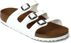 Women's Florida Birko-Flor Sandal <div class="a-expander-content a-expander-partial-collapse-content" style="padding-bottom: 20px;" data-expanded="false"> <h3 class="product-facts-title">Product details</h3> <div class="a-fixed-left-grid product-facts-detail"> <div class="a-fixed-left-grid-inner" style="padding-left: 140px;"> <div class="a-fixed-left-grid-col a-col-left" style="width: 140px; margin-left: -140px; float: left;"><span style="font-weight: 600;"> <span class="a-color-base">Fabric type</span> </span></div> <div class="a-fixed-left-grid-col a-col-right" style="padding-left: 6%; float: left;"><span style="font-weight: 400;"> <span class="a-color-base">100% Leather</span> </span></div> </div> </div> <div class="a-fixed-left-grid product-facts-detail"> <div class="a-fixed-left-grid-inner" style="padding-left: 140px;"> <div class="a-fixed-left-grid-col a-col-left" style="width: 140px; margin-left: -140px; float: left;"><span style="font-weight: 600;"> <span class="a-color-base">Care instructions</span> </span></div> <div class="a-fixed-left-grid-col a-col-right" style="padding-left: 6%; float: left;"><span style="font-weight: 400;"> <span class="a-color-base">Hand Wash Only</span> </span></div> </div> </div> <div class="a-fixed-left-grid product-facts-detail"> <div class="a-fixed-left-grid-inner" style="padding-left: 140px;"> <div class="a-fixed-left-grid-col a-col-left" style="width: 140px; margin-left: -140px; float: left;"><span style="font-weight: 600;"> <span class="a-color-base">Origin</span> </span></div> <div class="a-fixed-left-grid-col a-col-right" style="padding-left: 6%; float: left;"><span style="font-weight: 400;"> <span class="a-color-base">Imported</span> </span></div> </div> </div> <div class="a-fixed-left-grid product-facts-detail"> <div class="a-fixed-left-grid-inner" style="padding-left: 140px;"> <div class="a-fixed-left-grid-col a-col-left" style="width: 140px; margin-left: -140px; float: left;"><span style="font-weight: 600;"> <span class="a-color-base">Sole material</span> </span></div> <div class="a-fixed-left-grid-col a-col-right" style="padding-left: 6%; float: left;"><span style="font-weight: 400;"> <span class="a-color-base">Manmade</span> </span></div> </div> </div> <hr class="a-spacing-base a-spacing-top-base a-divider-normal" aria-hidden="true" /> <h3 class="product-facts-title">About this item</h3> <ul class="a-unordered-list a-vertical a-spacing-small"> <li><span class="a-list-item a-size-base a-color-base">At Birkenstock, tradition and heritage are important hallmarks of a brand that dates back not years or even decades, but centuries. Birkenstock is deeply rooted in the fine art of crafting premium quality shoes that are good for you. Since 1774, Birkenstock has passed this commitment down from one generation to the next. The result is the absolute best in quality, comfort and support.</span></li> </ul> <ul class="a-unordered-list a-vertical a-spacing-small"> <li><span class="a-list-item a-size-base a-color-base">Arch support</span></li> </ul> <ul class="a-unordered-list a-vertical a-spacing-small"> <li><span class="a-list-item a-size-base a-color-base">Classic comfort</span></li> </ul> <ul class="a-unordered-list a-vertical a-spacing-small"> <li><span class="a-list-item a-size-base a-color-base">Iconic styling</span></li> </ul> </div>