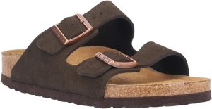 Men's Amalfi Leather Soft Footbed Arizona Sandals <div data-expanded="false" class="a-expander-content a-expander-partial-collapse-content"> <h3 class="product-facts-title"> Product details </h3> <div class="a-fixed-left-grid product-facts-detail"><div class="a-fixed-left-grid-inner" style="padding-left:140px"> <div class="a-fixed-left-grid-col a-col-left" style="width:140px;margin-left:-140px;float:left"> <span style="font-weight: 600"> <span class="a-color-base">Origin</span> </span> </div> <div class="a-fixed-left-grid-col a-col-right" style="padding-left:6%;float:left"> <span style="font-weight: 400"> <span class="a-color-base">Not Imported</span> </span> </div> </div></div> <div class="a-fixed-left-grid product-facts-detail"><div class="a-fixed-left-grid-inner" style="padding-left:140px"> <div class="a-fixed-left-grid-col a-col-left" style="width:140px;margin-left:-140px;float:left"> <span style="font-weight: 600"> <span class="a-color-base">Sole material</span> </span> </div> <div class="a-fixed-left-grid-col a-col-right" style="padding-left:6%;float:left"> <span style="font-weight: 400"> <span class="a-color-base">Foam, Cork, Suede, Rubber</span> </span> </div> </div></div> <div class="a-fixed-left-grid product-facts-detail"><div class="a-fixed-left-grid-inner" style="padding-left:140px"> <div class="a-fixed-left-grid-col a-col-left" style="width:140px;margin-left:-140px;float:left"> <span style="font-weight: 600"> <span class="a-color-base">Outer material</span> </span> </div> <div class="a-fixed-left-grid-col a-col-right" style="padding-left:6%;float:left"> <span style="font-weight: 400"> <span class="a-color-base">Suede</span> </span> </div> </div></div> <div class="a-fixed-left-grid product-facts-detail"><div class="a-fixed-left-grid-inner" style="padding-left:140px"> <div class="a-fixed-left-grid-col a-col-left" style="width:140px;margin-left:-140px;float:left"> <span style="font-weight: 600"> <span class="a-color-base">Closure type</span> </span> </div> <div class="a-fixed-left-grid-col a-col-right" style="padding-left:6%;float:left"> <span style="font-weight: 400"> <span class="a-color-base">Buckle</span> </span> </div> </div></div> <hr aria-hidden="true" class="a-spacing-base a-spacing-top-base a-divider-normal"> <h3 class="product-facts-title"> About this item </h3> <ul class="a-unordered-list a-vertical a-spacing-small"> <li><span class="a-list-item a-size-base a-color-base">Rubber sole</span></li> </ul> <ul class="a-unordered-list a-vertical a-spacing-small"> <li><span class="a-list-item a-size-base a-color-base">roomy toe box; lined with sued</span></li> </ul> <ul class="a-unordered-list a-vertical a-spacing-small"> <li><span class="a-list-item a-size-base a-color-base">features pronounced arch support with an extra layer of super soft foam cushioning</span></li> </ul> <ul class="a-unordered-list a-vertical a-spacing-small"> <li><span class="a-list-item a-size-base a-color-base">Contoured cork footbed conforms to the shape of your foot</span></li> </ul> </div>