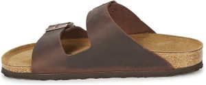 Men's Amalfi Leather Soft Footbed Arizona Sandals <div data-expanded="false" class="a-expander-content a-expander-partial-collapse-content"> <h3 class="product-facts-title"> Product details </h3> <div class="a-fixed-left-grid product-facts-detail"><div class="a-fixed-left-grid-inner" style="padding-left:140px"> <div class="a-fixed-left-grid-col a-col-left" style="width:140px;margin-left:-140px;float:left"> <span style="font-weight: 600"> <span class="a-color-base">Origin</span> </span> </div> <div class="a-fixed-left-grid-col a-col-right" style="padding-left:6%;float:left"> <span style="font-weight: 400"> <span class="a-color-base">Not Imported</span> </span> </div> </div></div> <div class="a-fixed-left-grid product-facts-detail"><div class="a-fixed-left-grid-inner" style="padding-left:140px"> <div class="a-fixed-left-grid-col a-col-left" style="width:140px;margin-left:-140px;float:left"> <span style="font-weight: 600"> <span class="a-color-base">Sole material</span> </span> </div> <div class="a-fixed-left-grid-col a-col-right" style="padding-left:6%;float:left"> <span style="font-weight: 400"> <span class="a-color-base">Foam, Cork, Suede, Rubber</span> </span> </div> </div></div> <div class="a-fixed-left-grid product-facts-detail"><div class="a-fixed-left-grid-inner" style="padding-left:140px"> <div class="a-fixed-left-grid-col a-col-left" style="width:140px;margin-left:-140px;float:left"> <span style="font-weight: 600"> <span class="a-color-base">Outer material</span> </span> </div> <div class="a-fixed-left-grid-col a-col-right" style="padding-left:6%;float:left"> <span style="font-weight: 400"> <span class="a-color-base">Suede</span> </span> </div> </div></div> <div class="a-fixed-left-grid product-facts-detail"><div class="a-fixed-left-grid-inner" style="padding-left:140px"> <div class="a-fixed-left-grid-col a-col-left" style="width:140px;margin-left:-140px;float:left"> <span style="font-weight: 600"> <span class="a-color-base">Closure type</span> </span> </div> <div class="a-fixed-left-grid-col a-col-right" style="padding-left:6%;float:left"> <span style="font-weight: 400"> <span class="a-color-base">Buckle</span> </span> </div> </div></div> <hr aria-hidden="true" class="a-spacing-base a-spacing-top-base a-divider-normal"> <h3 class="product-facts-title"> About this item </h3> <ul class="a-unordered-list a-vertical a-spacing-small"> <li><span class="a-list-item a-size-base a-color-base">Rubber sole</span></li> </ul> <ul class="a-unordered-list a-vertical a-spacing-small"> <li><span class="a-list-item a-size-base a-color-base">roomy toe box; lined with sued</span></li> </ul> <ul class="a-unordered-list a-vertical a-spacing-small"> <li><span class="a-list-item a-size-base a-color-base">features pronounced arch support with an extra layer of super soft foam cushioning</span></li> </ul> <ul class="a-unordered-list a-vertical a-spacing-small"> <li><span class="a-list-item a-size-base a-color-base">Contoured cork footbed conforms to the shape of your foot</span></li> </ul> </div>