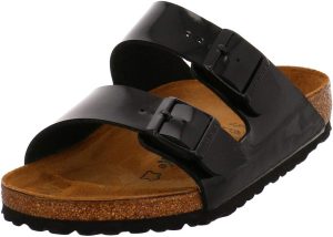 Men's Amalfi Leather Soft Footbed Arizona Sandals <div data-expanded="false" class="a-expander-content a-expander-partial-collapse-content"> <h3 class="product-facts-title"> Product details </h3> <div class="a-fixed-left-grid product-facts-detail"><div class="a-fixed-left-grid-inner" style="padding-left:140px"> <div class="a-fixed-left-grid-col a-col-left" style="width:140px;margin-left:-140px;float:left"> <span style="font-weight: 600"> <span class="a-color-base">Origin</span> </span> </div> <div class="a-fixed-left-grid-col a-col-right" style="padding-left:6%;float:left"> <span style="font-weight: 400"> <span class="a-color-base">Not Imported</span> </span> </div> </div></div> <div class="a-fixed-left-grid product-facts-detail"><div class="a-fixed-left-grid-inner" style="padding-left:140px"> <div class="a-fixed-left-grid-col a-col-left" style="width:140px;margin-left:-140px;float:left"> <span style="font-weight: 600"> <span class="a-color-base">Sole material</span> </span> </div> <div class="a-fixed-left-grid-col a-col-right" style="padding-left:6%;float:left"> <span style="font-weight: 400"> <span class="a-color-base">Foam, Cork, Suede, Rubber</span> </span> </div> </div></div> <div class="a-fixed-left-grid product-facts-detail"><div class="a-fixed-left-grid-inner" style="padding-left:140px"> <div class="a-fixed-left-grid-col a-col-left" style="width:140px;margin-left:-140px;float:left"> <span style="font-weight: 600"> <span class="a-color-base">Outer material</span> </span> </div> <div class="a-fixed-left-grid-col a-col-right" style="padding-left:6%;float:left"> <span style="font-weight: 400"> <span class="a-color-base">Suede</span> </span> </div> </div></div> <div class="a-fixed-left-grid product-facts-detail"><div class="a-fixed-left-grid-inner" style="padding-left:140px"> <div class="a-fixed-left-grid-col a-col-left" style="width:140px;margin-left:-140px;float:left"> <span style="font-weight: 600"> <span class="a-color-base">Closure type</span> </span> </div> <div class="a-fixed-left-grid-col a-col-right" style="padding-left:6%;float:left"> <span style="font-weight: 400"> <span class="a-color-base">Buckle</span> </span> </div> </div></div> <hr aria-hidden="true" class="a-spacing-base a-spacing-top-base a-divider-normal"> <h3 class="product-facts-title"> About this item </h3> <ul class="a-unordered-list a-vertical a-spacing-small"> <li><span class="a-list-item a-size-base a-color-base">Rubber sole</span></li> </ul> <ul class="a-unordered-list a-vertical a-spacing-small"> <li><span class="a-list-item a-size-base a-color-base">roomy toe box; lined with sued</span></li> </ul> <ul class="a-unordered-list a-vertical a-spacing-small"> <li><span class="a-list-item a-size-base a-color-base">features pronounced arch support with an extra layer of super soft foam cushioning</span></li> </ul> <ul class="a-unordered-list a-vertical a-spacing-small"> <li><span class="a-list-item a-size-base a-color-base">Contoured cork footbed conforms to the shape of your foot</span></li> </ul> </div>