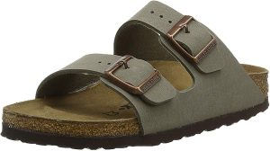 Men's Arizona Sandals <div class="a-expander-content a-expander-partial-collapse-content" style="padding-bottom: 20px;" data-expanded="false"> <h3 class="product-facts-title">Product details</h3> <div class="a-fixed-left-grid product-facts-detail"> <div class="a-fixed-left-grid-inner" style="padding-left: 140px;"> <div class="a-fixed-left-grid-col a-col-left" style="width: 140px; margin-left: -140px; float: left;"><span style="font-weight: 600;"> <span class="a-color-base">Care instructions</span> </span></div> <div class="a-fixed-left-grid-col a-col-right" style="padding-left: 6%; float: left;"><span style="font-weight: 400;"> <span class="a-color-base">Machine Wash</span> </span></div> </div> </div> <div class="a-fixed-left-grid product-facts-detail"> <div class="a-fixed-left-grid-inner" style="padding-left: 140px;"> <div class="a-fixed-left-grid-col a-col-left" style="width: 140px; margin-left: -140px; float: left;"><span style="font-weight: 600;"> <span class="a-color-base">Origin</span> </span></div> <div class="a-fixed-left-grid-col a-col-right" style="padding-left: 6%; float: left;"><span style="font-weight: 400;"> <span class="a-color-base">Imported</span> </span></div> </div> </div> <div class="a-fixed-left-grid product-facts-detail"> <div class="a-fixed-left-grid-inner" style="padding-left: 140px;"> <div class="a-fixed-left-grid-col a-col-left" style="width: 140px; margin-left: -140px; float: left;"><span style="font-weight: 600;"> <span class="a-color-base">Sole material</span> </span></div> <div class="a-fixed-left-grid-col a-col-right" style="padding-left: 6%; float: left;"><span style="font-weight: 400;"> <span class="a-color-base">Manmade</span> </span></div> </div> </div> <div class="a-fixed-left-grid product-facts-detail"> <div class="a-fixed-left-grid-inner" style="padding-left: 140px;"> <div class="a-fixed-left-grid-col a-col-left" style="width: 140px; margin-left: -140px; float: left;"><span style="font-weight: 600;"> <span class="a-color-base">Outer material</span> </span></div> <div class="a-fixed-left-grid-col a-col-right" style="padding-left: 6%; float: left;"><span style="font-weight: 400;"> <span class="a-color-base">Synthetic</span> </span></div> </div> </div> <hr class="a-spacing-base a-spacing-top-base a-divider-normal" aria-hidden="true" /> <h3 class="product-facts-title">About this item</h3> <ul class="a-unordered-list a-vertical a-spacing-small"> <li><span class="a-list-item a-size-base a-color-base">The legendary two-strap design from BIRKENSTOCK - the Arizona. Modeled on the cork original, this sandal is made from ultra lightweight and highly flexible EVA. These sandals are shock absorbing, waterproof, and skin-friendly. Wear them at the beach, in the garden, or around the gym and after workouts. It's the perfect addition to your classic BIRKENSTOCK sandals.</span></li> </ul> <ul class="a-unordered-list a-vertical a-spacing-small"> <li><span class="a-list-item a-size-base a-color-base">Anatomically shaped BIRKENSTOCK footbed made from EVA</span></li> </ul> <ul class="a-unordered-list a-vertical a-spacing-small"> <li><span class="a-list-item a-size-base a-color-base">Upper/lining/sole: one piece molded EVA</span></li> </ul> <ul class="a-unordered-list a-vertical a-spacing-small"> <li><span class="a-list-item a-size-base a-color-base">Details: two straps, each with an individually adjustable pin buckle; waterproof, washable, ultra lightweight</span></li> </ul> </div>