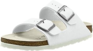 Men's Amalfi Leather Soft Footbed Arizona Sandals <div data-expanded="false" class="a-expander-content a-expander-partial-collapse-content"> <h3 class="product-facts-title"> Product details </h3> <div class="a-fixed-left-grid product-facts-detail"><div class="a-fixed-left-grid-inner" style="padding-left:140px"> <div class="a-fixed-left-grid-col a-col-left" style="width:140px;margin-left:-140px;float:left"> <span style="font-weight: 600"> <span class="a-color-base">Origin</span> </span> </div> <div class="a-fixed-left-grid-col a-col-right" style="padding-left:6%;float:left"> <span style="font-weight: 400"> <span class="a-color-base">Not Imported</span> </span> </div> </div></div> <div class="a-fixed-left-grid product-facts-detail"><div class="a-fixed-left-grid-inner" style="padding-left:140px"> <div class="a-fixed-left-grid-col a-col-left" style="width:140px;margin-left:-140px;float:left"> <span style="font-weight: 600"> <span class="a-color-base">Sole material</span> </span> </div> <div class="a-fixed-left-grid-col a-col-right" style="padding-left:6%;float:left"> <span style="font-weight: 400"> <span class="a-color-base">Foam, Cork, Suede, Rubber</span> </span> </div> </div></div> <div class="a-fixed-left-grid product-facts-detail"><div class="a-fixed-left-grid-inner" style="padding-left:140px"> <div class="a-fixed-left-grid-col a-col-left" style="width:140px;margin-left:-140px;float:left"> <span style="font-weight: 600"> <span class="a-color-base">Outer material</span> </span> </div> <div class="a-fixed-left-grid-col a-col-right" style="padding-left:6%;float:left"> <span style="font-weight: 400"> <span class="a-color-base">Suede</span> </span> </div> </div></div> <div class="a-fixed-left-grid product-facts-detail"><div class="a-fixed-left-grid-inner" style="padding-left:140px"> <div class="a-fixed-left-grid-col a-col-left" style="width:140px;margin-left:-140px;float:left"> <span style="font-weight: 600"> <span class="a-color-base">Closure type</span> </span> </div> <div class="a-fixed-left-grid-col a-col-right" style="padding-left:6%;float:left"> <span style="font-weight: 400"> <span class="a-color-base">Buckle</span> </span> </div> </div></div> <hr aria-hidden="true" class="a-spacing-base a-spacing-top-base a-divider-normal"> <h3 class="product-facts-title"> About this item </h3> <ul class="a-unordered-list a-vertical a-spacing-small"> <li><span class="a-list-item a-size-base a-color-base">Rubber sole</span></li> </ul> <ul class="a-unordered-list a-vertical a-spacing-small"> <li><span class="a-list-item a-size-base a-color-base">roomy toe box; lined with sued</span></li> </ul> <ul class="a-unordered-list a-vertical a-spacing-small"> <li><span class="a-list-item a-size-base a-color-base">features pronounced arch support with an extra layer of super soft foam cushioning</span></li> </ul> <ul class="a-unordered-list a-vertical a-spacing-small"> <li><span class="a-list-item a-size-base a-color-base">Contoured cork footbed conforms to the shape of your foot</span></li> </ul> </div>