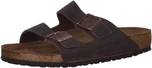 Men's Amalfi Leather Soft Footbed Arizona Sandals <div data-expanded="false" class="a-expander-content a-expander-partial-collapse-content"> <h3 class="product-facts-title"> Product details </h3> <div class="a-fixed-left-grid product-facts-detail"><div class="a-fixed-left-grid-inner" style="padding-left:140px"> <div class="a-fixed-left-grid-col a-col-left" style="width:140px;margin-left:-140px;float:left"> <span style="font-weight: 600"> <span class="a-color-base">Origin</span> </span> </div> <div class="a-fixed-left-grid-col a-col-right" style="padding-left:6%;float:left"> <span style="font-weight: 400"> <span class="a-color-base">Not Imported</span> </span> </div> </div></div> <div class="a-fixed-left-grid product-facts-detail"><div class="a-fixed-left-grid-inner" style="padding-left:140px"> <div class="a-fixed-left-grid-col a-col-left" style="width:140px;margin-left:-140px;float:left"> <span style="font-weight: 600"> <span class="a-color-base">Sole material</span> </span> </div> <div class="a-fixed-left-grid-col a-col-right" style="padding-left:6%;float:left"> <span style="font-weight: 400"> <span class="a-color-base">Foam, Cork, Suede, Rubber</span> </span> </div> </div></div> <div class="a-fixed-left-grid product-facts-detail"><div class="a-fixed-left-grid-inner" style="padding-left:140px"> <div class="a-fixed-left-grid-col a-col-left" style="width:140px;margin-left:-140px;float:left"> <span style="font-weight: 600"> <span class="a-color-base">Outer material</span> </span> </div> <div class="a-fixed-left-grid-col a-col-right" style="padding-left:6%;float:left"> <span style="font-weight: 400"> <span class="a-color-base">Suede</span> </span> </div> </div></div> <div class="a-fixed-left-grid product-facts-detail"><div class="a-fixed-left-grid-inner" style="padding-left:140px"> <div class="a-fixed-left-grid-col a-col-left" style="width:140px;margin-left:-140px;float:left"> <span style="font-weight: 600"> <span class="a-color-base">Closure type</span> </span> </div> <div class="a-fixed-left-grid-col a-col-right" style="padding-left:6%;float:left"> <span style="font-weight: 400"> <span class="a-color-base">Buckle</span> </span> </div> </div></div> <hr aria-hidden="true" class="a-spacing-base a-spacing-top-base a-divider-normal"> <h3 class="product-facts-title"> About this item </h3> <ul class="a-unordered-list a-vertical a-spacing-small"> <li><span class="a-list-item a-size-base a-color-base">Rubber sole</span></li> </ul> <ul class="a-unordered-list a-vertical a-spacing-small"> <li><span class="a-list-item a-size-base a-color-base">roomy toe box; lined with sued</span></li> </ul> <ul class="a-unordered-list a-vertical a-spacing-small"> <li><span class="a-list-item a-size-base a-color-base">features pronounced arch support with an extra layer of super soft foam cushioning</span></li> </ul> <ul class="a-unordered-list a-vertical a-spacing-small"> <li><span class="a-list-item a-size-base a-color-base">Contoured cork footbed conforms to the shape of your foot</span></li> </ul> </div>