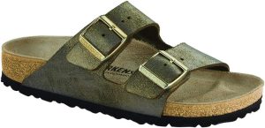 Men's Amalfi Leather Soft Footbed Arizona Sandals <div data-expanded="false" class="a-expander-content a-expander-partial-collapse-content"> <h3 class="product-facts-title"> Product details </h3> <div class="a-fixed-left-grid product-facts-detail"><div class="a-fixed-left-grid-inner" style="padding-left:140px"> <div class="a-fixed-left-grid-col a-col-left" style="width:140px;margin-left:-140px;float:left"> <span style="font-weight: 600"> <span class="a-color-base">Origin</span> </span> </div> <div class="a-fixed-left-grid-col a-col-right" style="padding-left:6%;float:left"> <span style="font-weight: 400"> <span class="a-color-base">Not Imported</span> </span> </div> </div></div> <div class="a-fixed-left-grid product-facts-detail"><div class="a-fixed-left-grid-inner" style="padding-left:140px"> <div class="a-fixed-left-grid-col a-col-left" style="width:140px;margin-left:-140px;float:left"> <span style="font-weight: 600"> <span class="a-color-base">Sole material</span> </span> </div> <div class="a-fixed-left-grid-col a-col-right" style="padding-left:6%;float:left"> <span style="font-weight: 400"> <span class="a-color-base">Foam, Cork, Suede, Rubber</span> </span> </div> </div></div> <div class="a-fixed-left-grid product-facts-detail"><div class="a-fixed-left-grid-inner" style="padding-left:140px"> <div class="a-fixed-left-grid-col a-col-left" style="width:140px;margin-left:-140px;float:left"> <span style="font-weight: 600"> <span class="a-color-base">Outer material</span> </span> </div> <div class="a-fixed-left-grid-col a-col-right" style="padding-left:6%;float:left"> <span style="font-weight: 400"> <span class="a-color-base">Suede</span> </span> </div> </div></div> <div class="a-fixed-left-grid product-facts-detail"><div class="a-fixed-left-grid-inner" style="padding-left:140px"> <div class="a-fixed-left-grid-col a-col-left" style="width:140px;margin-left:-140px;float:left"> <span style="font-weight: 600"> <span class="a-color-base">Closure type</span> </span> </div> <div class="a-fixed-left-grid-col a-col-right" style="padding-left:6%;float:left"> <span style="font-weight: 400"> <span class="a-color-base">Buckle</span> </span> </div> </div></div> <hr aria-hidden="true" class="a-spacing-base a-spacing-top-base a-divider-normal"> <h3 class="product-facts-title"> About this item </h3> <ul class="a-unordered-list a-vertical a-spacing-small"> <li><span class="a-list-item a-size-base a-color-base">Rubber sole</span></li> </ul> <ul class="a-unordered-list a-vertical a-spacing-small"> <li><span class="a-list-item a-size-base a-color-base">roomy toe box; lined with sued</span></li> </ul> <ul class="a-unordered-list a-vertical a-spacing-small"> <li><span class="a-list-item a-size-base a-color-base">features pronounced arch support with an extra layer of super soft foam cushioning</span></li> </ul> <ul class="a-unordered-list a-vertical a-spacing-small"> <li><span class="a-list-item a-size-base a-color-base">Contoured cork footbed conforms to the shape of your foot</span></li> </ul> </div>