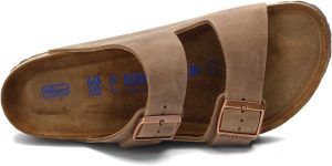 Men's Amalfi Leather Soft Footbed Arizona Sandals <div data-expanded="false" class="a-expander-content a-expander-partial-collapse-content"> <h3 class="product-facts-title"> Product details </h3> <div class="a-fixed-left-grid product-facts-detail"><div class="a-fixed-left-grid-inner" style="padding-left:140px"> <div class="a-fixed-left-grid-col a-col-left" style="width:140px;margin-left:-140px;float:left"> <span style="font-weight: 600"> <span class="a-color-base">Origin</span> </span> </div> <div class="a-fixed-left-grid-col a-col-right" style="padding-left:6%;float:left"> <span style="font-weight: 400"> <span class="a-color-base">Not Imported</span> </span> </div> </div></div> <div class="a-fixed-left-grid product-facts-detail"><div class="a-fixed-left-grid-inner" style="padding-left:140px"> <div class="a-fixed-left-grid-col a-col-left" style="width:140px;margin-left:-140px;float:left"> <span style="font-weight: 600"> <span class="a-color-base">Sole material</span> </span> </div> <div class="a-fixed-left-grid-col a-col-right" style="padding-left:6%;float:left"> <span style="font-weight: 400"> <span class="a-color-base">Foam, Cork, Suede, Rubber</span> </span> </div> </div></div> <div class="a-fixed-left-grid product-facts-detail"><div class="a-fixed-left-grid-inner" style="padding-left:140px"> <div class="a-fixed-left-grid-col a-col-left" style="width:140px;margin-left:-140px;float:left"> <span style="font-weight: 600"> <span class="a-color-base">Outer material</span> </span> </div> <div class="a-fixed-left-grid-col a-col-right" style="padding-left:6%;float:left"> <span style="font-weight: 400"> <span class="a-color-base">Suede</span> </span> </div> </div></div> <div class="a-fixed-left-grid product-facts-detail"><div class="a-fixed-left-grid-inner" style="padding-left:140px"> <div class="a-fixed-left-grid-col a-col-left" style="width:140px;margin-left:-140px;float:left"> <span style="font-weight: 600"> <span class="a-color-base">Closure type</span> </span> </div> <div class="a-fixed-left-grid-col a-col-right" style="padding-left:6%;float:left"> <span style="font-weight: 400"> <span class="a-color-base">Buckle</span> </span> </div> </div></div> <hr aria-hidden="true" class="a-spacing-base a-spacing-top-base a-divider-normal"> <h3 class="product-facts-title"> About this item </h3> <ul class="a-unordered-list a-vertical a-spacing-small"> <li><span class="a-list-item a-size-base a-color-base">Rubber sole</span></li> </ul> <ul class="a-unordered-list a-vertical a-spacing-small"> <li><span class="a-list-item a-size-base a-color-base">roomy toe box; lined with sued</span></li> </ul> <ul class="a-unordered-list a-vertical a-spacing-small"> <li><span class="a-list-item a-size-base a-color-base">features pronounced arch support with an extra layer of super soft foam cushioning</span></li> </ul> <ul class="a-unordered-list a-vertical a-spacing-small"> <li><span class="a-list-item a-size-base a-color-base">Contoured cork footbed conforms to the shape of your foot</span></li> </ul> </div>