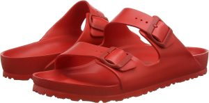 Men's Arizona Sandals <div class="a-expander-content a-expander-partial-collapse-content" style="padding-bottom: 20px;" data-expanded="false"> <h3 class="product-facts-title">Product details</h3> <div class="a-fixed-left-grid product-facts-detail"> <div class="a-fixed-left-grid-inner" style="padding-left: 140px;"> <div class="a-fixed-left-grid-col a-col-left" style="width: 140px; margin-left: -140px; float: left;"><span style="font-weight: 600;"> <span class="a-color-base">Care instructions</span> </span></div> <div class="a-fixed-left-grid-col a-col-right" style="padding-left: 6%; float: left;"><span style="font-weight: 400;"> <span class="a-color-base">Machine Wash</span> </span></div> </div> </div> <div class="a-fixed-left-grid product-facts-detail"> <div class="a-fixed-left-grid-inner" style="padding-left: 140px;"> <div class="a-fixed-left-grid-col a-col-left" style="width: 140px; margin-left: -140px; float: left;"><span style="font-weight: 600;"> <span class="a-color-base">Origin</span> </span></div> <div class="a-fixed-left-grid-col a-col-right" style="padding-left: 6%; float: left;"><span style="font-weight: 400;"> <span class="a-color-base">Imported</span> </span></div> </div> </div> <div class="a-fixed-left-grid product-facts-detail"> <div class="a-fixed-left-grid-inner" style="padding-left: 140px;"> <div class="a-fixed-left-grid-col a-col-left" style="width: 140px; margin-left: -140px; float: left;"><span style="font-weight: 600;"> <span class="a-color-base">Sole material</span> </span></div> <div class="a-fixed-left-grid-col a-col-right" style="padding-left: 6%; float: left;"><span style="font-weight: 400;"> <span class="a-color-base">Manmade</span> </span></div> </div> </div> <div class="a-fixed-left-grid product-facts-detail"> <div class="a-fixed-left-grid-inner" style="padding-left: 140px;"> <div class="a-fixed-left-grid-col a-col-left" style="width: 140px; margin-left: -140px; float: left;"><span style="font-weight: 600;"> <span class="a-color-base">Outer material</span> </span></div> <div class="a-fixed-left-grid-col a-col-right" style="padding-left: 6%; float: left;"><span style="font-weight: 400;"> <span class="a-color-base">Synthetic</span> </span></div> </div> </div> <hr class="a-spacing-base a-spacing-top-base a-divider-normal" aria-hidden="true" /> <h3 class="product-facts-title">About this item</h3> <ul class="a-unordered-list a-vertical a-spacing-small"> <li><span class="a-list-item a-size-base a-color-base">The legendary two-strap design from BIRKENSTOCK - the Arizona. Modeled on the cork original, this sandal is made from ultra lightweight and highly flexible EVA. These sandals are shock absorbing, waterproof, and skin-friendly. Wear them at the beach, in the garden, or around the gym and after workouts. It's the perfect addition to your classic BIRKENSTOCK sandals.</span></li> </ul> <ul class="a-unordered-list a-vertical a-spacing-small"> <li><span class="a-list-item a-size-base a-color-base">Anatomically shaped BIRKENSTOCK footbed made from EVA</span></li> </ul> <ul class="a-unordered-list a-vertical a-spacing-small"> <li><span class="a-list-item a-size-base a-color-base">Upper/lining/sole: one piece molded EVA</span></li> </ul> <ul class="a-unordered-list a-vertical a-spacing-small"> <li><span class="a-list-item a-size-base a-color-base">Details: two straps, each with an individually adjustable pin buckle; waterproof, washable, ultra lightweight</span></li> </ul> </div>