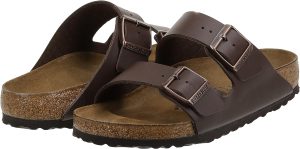 Men's Arizona Sandals <div class="a-expander-content a-expander-partial-collapse-content" style="padding-bottom: 20px;" data-expanded="false"> <h3 class="product-facts-title">Product details</h3> <div class="a-fixed-left-grid product-facts-detail"> <div class="a-fixed-left-grid-inner" style="padding-left: 140px;"> <div class="a-fixed-left-grid-col a-col-left" style="width: 140px; margin-left: -140px; float: left;"><span style="font-weight: 600;"> <span class="a-color-base">Care instructions</span> </span></div> <div class="a-fixed-left-grid-col a-col-right" style="padding-left: 6%; float: left;"><span style="font-weight: 400;"> <span class="a-color-base">Machine Wash</span> </span></div> </div> </div> <div class="a-fixed-left-grid product-facts-detail"> <div class="a-fixed-left-grid-inner" style="padding-left: 140px;"> <div class="a-fixed-left-grid-col a-col-left" style="width: 140px; margin-left: -140px; float: left;"><span style="font-weight: 600;"> <span class="a-color-base">Origin</span> </span></div> <div class="a-fixed-left-grid-col a-col-right" style="padding-left: 6%; float: left;"><span style="font-weight: 400;"> <span class="a-color-base">Imported</span> </span></div> </div> </div> <div class="a-fixed-left-grid product-facts-detail"> <div class="a-fixed-left-grid-inner" style="padding-left: 140px;"> <div class="a-fixed-left-grid-col a-col-left" style="width: 140px; margin-left: -140px; float: left;"><span style="font-weight: 600;"> <span class="a-color-base">Sole material</span> </span></div> <div class="a-fixed-left-grid-col a-col-right" style="padding-left: 6%; float: left;"><span style="font-weight: 400;"> <span class="a-color-base">Manmade</span> </span></div> </div> </div> <div class="a-fixed-left-grid product-facts-detail"> <div class="a-fixed-left-grid-inner" style="padding-left: 140px;"> <div class="a-fixed-left-grid-col a-col-left" style="width: 140px; margin-left: -140px; float: left;"><span style="font-weight: 600;"> <span class="a-color-base">Outer material</span> </span></div> <div class="a-fixed-left-grid-col a-col-right" style="padding-left: 6%; float: left;"><span style="font-weight: 400;"> <span class="a-color-base">Synthetic</span> </span></div> </div> </div> <hr class="a-spacing-base a-spacing-top-base a-divider-normal" aria-hidden="true" /> <h3 class="product-facts-title">About this item</h3> <ul class="a-unordered-list a-vertical a-spacing-small"> <li><span class="a-list-item a-size-base a-color-base">The legendary two-strap design from BIRKENSTOCK - the Arizona. Modeled on the cork original, this sandal is made from ultra lightweight and highly flexible EVA. These sandals are shock absorbing, waterproof, and skin-friendly. Wear them at the beach, in the garden, or around the gym and after workouts. It's the perfect addition to your classic BIRKENSTOCK sandals.</span></li> </ul> <ul class="a-unordered-list a-vertical a-spacing-small"> <li><span class="a-list-item a-size-base a-color-base">Anatomically shaped BIRKENSTOCK footbed made from EVA</span></li> </ul> <ul class="a-unordered-list a-vertical a-spacing-small"> <li><span class="a-list-item a-size-base a-color-base">Upper/lining/sole: one piece molded EVA</span></li> </ul> <ul class="a-unordered-list a-vertical a-spacing-small"> <li><span class="a-list-item a-size-base a-color-base">Details: two straps, each with an individually adjustable pin buckle; waterproof, washable, ultra lightweight</span></li> </ul> </div>