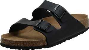 Men's Amalfi Leather Soft Footbed Arizona Sandals <div data-expanded="false" class="a-expander-content a-expander-partial-collapse-content"> <h3 class="product-facts-title"> Product details </h3> <div class="a-fixed-left-grid product-facts-detail"><div class="a-fixed-left-grid-inner" style="padding-left:140px"> <div class="a-fixed-left-grid-col a-col-left" style="width:140px;margin-left:-140px;float:left"> <span style="font-weight: 600"> <span class="a-color-base">Origin</span> </span> </div> <div class="a-fixed-left-grid-col a-col-right" style="padding-left:6%;float:left"> <span style="font-weight: 400"> <span class="a-color-base">Not Imported</span> </span> </div> </div></div> <div class="a-fixed-left-grid product-facts-detail"><div class="a-fixed-left-grid-inner" style="padding-left:140px"> <div class="a-fixed-left-grid-col a-col-left" style="width:140px;margin-left:-140px;float:left"> <span style="font-weight: 600"> <span class="a-color-base">Sole material</span> </span> </div> <div class="a-fixed-left-grid-col a-col-right" style="padding-left:6%;float:left"> <span style="font-weight: 400"> <span class="a-color-base">Foam, Cork, Suede, Rubber</span> </span> </div> </div></div> <div class="a-fixed-left-grid product-facts-detail"><div class="a-fixed-left-grid-inner" style="padding-left:140px"> <div class="a-fixed-left-grid-col a-col-left" style="width:140px;margin-left:-140px;float:left"> <span style="font-weight: 600"> <span class="a-color-base">Outer material</span> </span> </div> <div class="a-fixed-left-grid-col a-col-right" style="padding-left:6%;float:left"> <span style="font-weight: 400"> <span class="a-color-base">Suede</span> </span> </div> </div></div> <div class="a-fixed-left-grid product-facts-detail"><div class="a-fixed-left-grid-inner" style="padding-left:140px"> <div class="a-fixed-left-grid-col a-col-left" style="width:140px;margin-left:-140px;float:left"> <span style="font-weight: 600"> <span class="a-color-base">Closure type</span> </span> </div> <div class="a-fixed-left-grid-col a-col-right" style="padding-left:6%;float:left"> <span style="font-weight: 400"> <span class="a-color-base">Buckle</span> </span> </div> </div></div> <hr aria-hidden="true" class="a-spacing-base a-spacing-top-base a-divider-normal"> <h3 class="product-facts-title"> About this item </h3> <ul class="a-unordered-list a-vertical a-spacing-small"> <li><span class="a-list-item a-size-base a-color-base">Rubber sole</span></li> </ul> <ul class="a-unordered-list a-vertical a-spacing-small"> <li><span class="a-list-item a-size-base a-color-base">roomy toe box; lined with sued</span></li> </ul> <ul class="a-unordered-list a-vertical a-spacing-small"> <li><span class="a-list-item a-size-base a-color-base">features pronounced arch support with an extra layer of super soft foam cushioning</span></li> </ul> <ul class="a-unordered-list a-vertical a-spacing-small"> <li><span class="a-list-item a-size-base a-color-base">Contoured cork footbed conforms to the shape of your foot</span></li> </ul> </div>