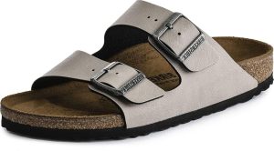 Men's Amalfi Leather Soft Footbed Arizona Sandals <div data-expanded="false" class="a-expander-content a-expander-partial-collapse-content"> <h3 class="product-facts-title"> Product details </h3> <div class="a-fixed-left-grid product-facts-detail"><div class="a-fixed-left-grid-inner" style="padding-left:140px"> <div class="a-fixed-left-grid-col a-col-left" style="width:140px;margin-left:-140px;float:left"> <span style="font-weight: 600"> <span class="a-color-base">Origin</span> </span> </div> <div class="a-fixed-left-grid-col a-col-right" style="padding-left:6%;float:left"> <span style="font-weight: 400"> <span class="a-color-base">Not Imported</span> </span> </div> </div></div> <div class="a-fixed-left-grid product-facts-detail"><div class="a-fixed-left-grid-inner" style="padding-left:140px"> <div class="a-fixed-left-grid-col a-col-left" style="width:140px;margin-left:-140px;float:left"> <span style="font-weight: 600"> <span class="a-color-base">Sole material</span> </span> </div> <div class="a-fixed-left-grid-col a-col-right" style="padding-left:6%;float:left"> <span style="font-weight: 400"> <span class="a-color-base">Foam, Cork, Suede, Rubber</span> </span> </div> </div></div> <div class="a-fixed-left-grid product-facts-detail"><div class="a-fixed-left-grid-inner" style="padding-left:140px"> <div class="a-fixed-left-grid-col a-col-left" style="width:140px;margin-left:-140px;float:left"> <span style="font-weight: 600"> <span class="a-color-base">Outer material</span> </span> </div> <div class="a-fixed-left-grid-col a-col-right" style="padding-left:6%;float:left"> <span style="font-weight: 400"> <span class="a-color-base">Suede</span> </span> </div> </div></div> <div class="a-fixed-left-grid product-facts-detail"><div class="a-fixed-left-grid-inner" style="padding-left:140px"> <div class="a-fixed-left-grid-col a-col-left" style="width:140px;margin-left:-140px;float:left"> <span style="font-weight: 600"> <span class="a-color-base">Closure type</span> </span> </div> <div class="a-fixed-left-grid-col a-col-right" style="padding-left:6%;float:left"> <span style="font-weight: 400"> <span class="a-color-base">Buckle</span> </span> </div> </div></div> <hr aria-hidden="true" class="a-spacing-base a-spacing-top-base a-divider-normal"> <h3 class="product-facts-title"> About this item </h3> <ul class="a-unordered-list a-vertical a-spacing-small"> <li><span class="a-list-item a-size-base a-color-base">Rubber sole</span></li> </ul> <ul class="a-unordered-list a-vertical a-spacing-small"> <li><span class="a-list-item a-size-base a-color-base">roomy toe box; lined with sued</span></li> </ul> <ul class="a-unordered-list a-vertical a-spacing-small"> <li><span class="a-list-item a-size-base a-color-base">features pronounced arch support with an extra layer of super soft foam cushioning</span></li> </ul> <ul class="a-unordered-list a-vertical a-spacing-small"> <li><span class="a-list-item a-size-base a-color-base">Contoured cork footbed conforms to the shape of your foot</span></li> </ul> </div>