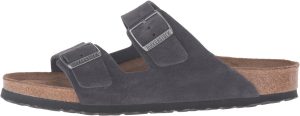 Men's Amalfi Leather Soft Footbed Arizona Sandals <div data-expanded="false" class="a-expander-content a-expander-partial-collapse-content"> <h3 class="product-facts-title"> Product details </h3> <div class="a-fixed-left-grid product-facts-detail"><div class="a-fixed-left-grid-inner" style="padding-left:140px"> <div class="a-fixed-left-grid-col a-col-left" style="width:140px;margin-left:-140px;float:left"> <span style="font-weight: 600"> <span class="a-color-base">Origin</span> </span> </div> <div class="a-fixed-left-grid-col a-col-right" style="padding-left:6%;float:left"> <span style="font-weight: 400"> <span class="a-color-base">Not Imported</span> </span> </div> </div></div> <div class="a-fixed-left-grid product-facts-detail"><div class="a-fixed-left-grid-inner" style="padding-left:140px"> <div class="a-fixed-left-grid-col a-col-left" style="width:140px;margin-left:-140px;float:left"> <span style="font-weight: 600"> <span class="a-color-base">Sole material</span> </span> </div> <div class="a-fixed-left-grid-col a-col-right" style="padding-left:6%;float:left"> <span style="font-weight: 400"> <span class="a-color-base">Foam, Cork, Suede, Rubber</span> </span> </div> </div></div> <div class="a-fixed-left-grid product-facts-detail"><div class="a-fixed-left-grid-inner" style="padding-left:140px"> <div class="a-fixed-left-grid-col a-col-left" style="width:140px;margin-left:-140px;float:left"> <span style="font-weight: 600"> <span class="a-color-base">Outer material</span> </span> </div> <div class="a-fixed-left-grid-col a-col-right" style="padding-left:6%;float:left"> <span style="font-weight: 400"> <span class="a-color-base">Suede</span> </span> </div> </div></div> <div class="a-fixed-left-grid product-facts-detail"><div class="a-fixed-left-grid-inner" style="padding-left:140px"> <div class="a-fixed-left-grid-col a-col-left" style="width:140px;margin-left:-140px;float:left"> <span style="font-weight: 600"> <span class="a-color-base">Closure type</span> </span> </div> <div class="a-fixed-left-grid-col a-col-right" style="padding-left:6%;float:left"> <span style="font-weight: 400"> <span class="a-color-base">Buckle</span> </span> </div> </div></div> <hr aria-hidden="true" class="a-spacing-base a-spacing-top-base a-divider-normal"> <h3 class="product-facts-title"> About this item </h3> <ul class="a-unordered-list a-vertical a-spacing-small"> <li><span class="a-list-item a-size-base a-color-base">Rubber sole</span></li> </ul> <ul class="a-unordered-list a-vertical a-spacing-small"> <li><span class="a-list-item a-size-base a-color-base">roomy toe box; lined with sued</span></li> </ul> <ul class="a-unordered-list a-vertical a-spacing-small"> <li><span class="a-list-item a-size-base a-color-base">features pronounced arch support with an extra layer of super soft foam cushioning</span></li> </ul> <ul class="a-unordered-list a-vertical a-spacing-small"> <li><span class="a-list-item a-size-base a-color-base">Contoured cork footbed conforms to the shape of your foot</span></li> </ul> </div>