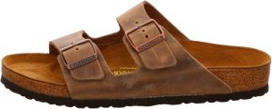 Men's Amalfi Leather Soft Footbed Arizona Sandals <div data-expanded="false" class="a-expander-content a-expander-partial-collapse-content"> <h3 class="product-facts-title"> Product details </h3> <div class="a-fixed-left-grid product-facts-detail"><div class="a-fixed-left-grid-inner" style="padding-left:140px"> <div class="a-fixed-left-grid-col a-col-left" style="width:140px;margin-left:-140px;float:left"> <span style="font-weight: 600"> <span class="a-color-base">Origin</span> </span> </div> <div class="a-fixed-left-grid-col a-col-right" style="padding-left:6%;float:left"> <span style="font-weight: 400"> <span class="a-color-base">Not Imported</span> </span> </div> </div></div> <div class="a-fixed-left-grid product-facts-detail"><div class="a-fixed-left-grid-inner" style="padding-left:140px"> <div class="a-fixed-left-grid-col a-col-left" style="width:140px;margin-left:-140px;float:left"> <span style="font-weight: 600"> <span class="a-color-base">Sole material</span> </span> </div> <div class="a-fixed-left-grid-col a-col-right" style="padding-left:6%;float:left"> <span style="font-weight: 400"> <span class="a-color-base">Foam, Cork, Suede, Rubber</span> </span> </div> </div></div> <div class="a-fixed-left-grid product-facts-detail"><div class="a-fixed-left-grid-inner" style="padding-left:140px"> <div class="a-fixed-left-grid-col a-col-left" style="width:140px;margin-left:-140px;float:left"> <span style="font-weight: 600"> <span class="a-color-base">Outer material</span> </span> </div> <div class="a-fixed-left-grid-col a-col-right" style="padding-left:6%;float:left"> <span style="font-weight: 400"> <span class="a-color-base">Suede</span> </span> </div> </div></div> <div class="a-fixed-left-grid product-facts-detail"><div class="a-fixed-left-grid-inner" style="padding-left:140px"> <div class="a-fixed-left-grid-col a-col-left" style="width:140px;margin-left:-140px;float:left"> <span style="font-weight: 600"> <span class="a-color-base">Closure type</span> </span> </div> <div class="a-fixed-left-grid-col a-col-right" style="padding-left:6%;float:left"> <span style="font-weight: 400"> <span class="a-color-base">Buckle</span> </span> </div> </div></div> <hr aria-hidden="true" class="a-spacing-base a-spacing-top-base a-divider-normal"> <h3 class="product-facts-title"> About this item </h3> <ul class="a-unordered-list a-vertical a-spacing-small"> <li><span class="a-list-item a-size-base a-color-base">Rubber sole</span></li> </ul> <ul class="a-unordered-list a-vertical a-spacing-small"> <li><span class="a-list-item a-size-base a-color-base">roomy toe box; lined with sued</span></li> </ul> <ul class="a-unordered-list a-vertical a-spacing-small"> <li><span class="a-list-item a-size-base a-color-base">features pronounced arch support with an extra layer of super soft foam cushioning</span></li> </ul> <ul class="a-unordered-list a-vertical a-spacing-small"> <li><span class="a-list-item a-size-base a-color-base">Contoured cork footbed conforms to the shape of your foot</span></li> </ul> </div>