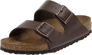 Men's Arizona Sandals <div class="a-expander-content a-expander-partial-collapse-content" style="padding-bottom: 20px;" data-expanded="false"> <h3 class="product-facts-title">Product details</h3> <div class="a-fixed-left-grid product-facts-detail"> <div class="a-fixed-left-grid-inner" style="padding-left: 140px;"> <div class="a-fixed-left-grid-col a-col-left" style="width: 140px; margin-left: -140px; float: left;"><span style="font-weight: 600;"> <span class="a-color-base">Care instructions</span> </span></div> <div class="a-fixed-left-grid-col a-col-right" style="padding-left: 6%; float: left;"><span style="font-weight: 400;"> <span class="a-color-base">Machine Wash</span> </span></div> </div> </div> <div class="a-fixed-left-grid product-facts-detail"> <div class="a-fixed-left-grid-inner" style="padding-left: 140px;"> <div class="a-fixed-left-grid-col a-col-left" style="width: 140px; margin-left: -140px; float: left;"><span style="font-weight: 600;"> <span class="a-color-base">Origin</span> </span></div> <div class="a-fixed-left-grid-col a-col-right" style="padding-left: 6%; float: left;"><span style="font-weight: 400;"> <span class="a-color-base">Imported</span> </span></div> </div> </div> <div class="a-fixed-left-grid product-facts-detail"> <div class="a-fixed-left-grid-inner" style="padding-left: 140px;"> <div class="a-fixed-left-grid-col a-col-left" style="width: 140px; margin-left: -140px; float: left;"><span style="font-weight: 600;"> <span class="a-color-base">Sole material</span> </span></div> <div class="a-fixed-left-grid-col a-col-right" style="padding-left: 6%; float: left;"><span style="font-weight: 400;"> <span class="a-color-base">Manmade</span> </span></div> </div> </div> <div class="a-fixed-left-grid product-facts-detail"> <div class="a-fixed-left-grid-inner" style="padding-left: 140px;"> <div class="a-fixed-left-grid-col a-col-left" style="width: 140px; margin-left: -140px; float: left;"><span style="font-weight: 600;"> <span class="a-color-base">Outer material</span> </span></div> <div class="a-fixed-left-grid-col a-col-right" style="padding-left: 6%; float: left;"><span style="font-weight: 400;"> <span class="a-color-base">Synthetic</span> </span></div> </div> </div> <hr class="a-spacing-base a-spacing-top-base a-divider-normal" aria-hidden="true" /> <h3 class="product-facts-title">About this item</h3> <ul class="a-unordered-list a-vertical a-spacing-small"> <li><span class="a-list-item a-size-base a-color-base">The legendary two-strap design from BIRKENSTOCK - the Arizona. Modeled on the cork original, this sandal is made from ultra lightweight and highly flexible EVA. These sandals are shock absorbing, waterproof, and skin-friendly. Wear them at the beach, in the garden, or around the gym and after workouts. It's the perfect addition to your classic BIRKENSTOCK sandals.</span></li> </ul> <ul class="a-unordered-list a-vertical a-spacing-small"> <li><span class="a-list-item a-size-base a-color-base">Anatomically shaped BIRKENSTOCK footbed made from EVA</span></li> </ul> <ul class="a-unordered-list a-vertical a-spacing-small"> <li><span class="a-list-item a-size-base a-color-base">Upper/lining/sole: one piece molded EVA</span></li> </ul> <ul class="a-unordered-list a-vertical a-spacing-small"> <li><span class="a-list-item a-size-base a-color-base">Details: two straps, each with an individually adjustable pin buckle; waterproof, washable, ultra lightweight</span></li> </ul> </div>