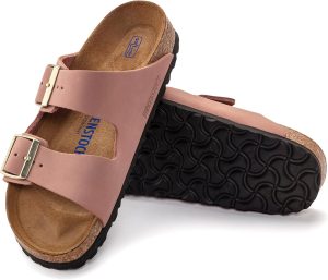 Unisex-Adult Sandals Arizona SFB Pink Clay Sd <div id="productOverview_feature_div" class="celwidget" data-feature-name="productOverview" data-csa-c-type="widget" data-csa-c-content-id="productOverview" data-csa-c-slot-id="productOverview_feature_div" data-csa-c-asin="B0CKKTCXBN" data-csa-c-is-in-initial-active-row="false" data-csa-c-id="y0jt2-o46262-wmdgap-e17u8r" data-cel-widget="productOverview_feature_div"></div> <div> <ul> <li class="a-spacing-mini"><span class="a-list-item"> An icon of timeless design and legendary comfort, the Arizona sandal has been defining style since 1973. The laid-back look comes in durable Birko-Flor for a classic, leather-like finish. Complete with legendary BIRKENSTOCK design elements, like a contoured cork-latex footbed for the ultimate in support. </span></li> <li class="a-spacing-mini"><span class="a-list-item"> Contoured cork-latex footbed creates custom support with wear </span></li> <li class="a-spacing-mini"><span class="a-list-item"> Birko-Flor synthetic leather upper </span></li> <li class="a-spacing-mini"><span class="a-list-item"> Suede footbed lining helps keep you comfortable </span></li> </ul> </div>