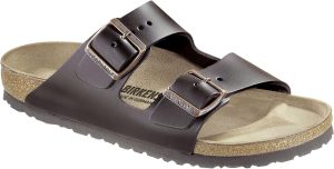 Men's Amalfi Leather Soft Footbed Arizona Sandals <div data-expanded="false" class="a-expander-content a-expander-partial-collapse-content"> <h3 class="product-facts-title"> Product details </h3> <div class="a-fixed-left-grid product-facts-detail"><div class="a-fixed-left-grid-inner" style="padding-left:140px"> <div class="a-fixed-left-grid-col a-col-left" style="width:140px;margin-left:-140px;float:left"> <span style="font-weight: 600"> <span class="a-color-base">Origin</span> </span> </div> <div class="a-fixed-left-grid-col a-col-right" style="padding-left:6%;float:left"> <span style="font-weight: 400"> <span class="a-color-base">Not Imported</span> </span> </div> </div></div> <div class="a-fixed-left-grid product-facts-detail"><div class="a-fixed-left-grid-inner" style="padding-left:140px"> <div class="a-fixed-left-grid-col a-col-left" style="width:140px;margin-left:-140px;float:left"> <span style="font-weight: 600"> <span class="a-color-base">Sole material</span> </span> </div> <div class="a-fixed-left-grid-col a-col-right" style="padding-left:6%;float:left"> <span style="font-weight: 400"> <span class="a-color-base">Foam, Cork, Suede, Rubber</span> </span> </div> </div></div> <div class="a-fixed-left-grid product-facts-detail"><div class="a-fixed-left-grid-inner" style="padding-left:140px"> <div class="a-fixed-left-grid-col a-col-left" style="width:140px;margin-left:-140px;float:left"> <span style="font-weight: 600"> <span class="a-color-base">Outer material</span> </span> </div> <div class="a-fixed-left-grid-col a-col-right" style="padding-left:6%;float:left"> <span style="font-weight: 400"> <span class="a-color-base">Suede</span> </span> </div> </div></div> <div class="a-fixed-left-grid product-facts-detail"><div class="a-fixed-left-grid-inner" style="padding-left:140px"> <div class="a-fixed-left-grid-col a-col-left" style="width:140px;margin-left:-140px;float:left"> <span style="font-weight: 600"> <span class="a-color-base">Closure type</span> </span> </div> <div class="a-fixed-left-grid-col a-col-right" style="padding-left:6%;float:left"> <span style="font-weight: 400"> <span class="a-color-base">Buckle</span> </span> </div> </div></div> <hr aria-hidden="true" class="a-spacing-base a-spacing-top-base a-divider-normal"> <h3 class="product-facts-title"> About this item </h3> <ul class="a-unordered-list a-vertical a-spacing-small"> <li><span class="a-list-item a-size-base a-color-base">Rubber sole</span></li> </ul> <ul class="a-unordered-list a-vertical a-spacing-small"> <li><span class="a-list-item a-size-base a-color-base">roomy toe box; lined with sued</span></li> </ul> <ul class="a-unordered-list a-vertical a-spacing-small"> <li><span class="a-list-item a-size-base a-color-base">features pronounced arch support with an extra layer of super soft foam cushioning</span></li> </ul> <ul class="a-unordered-list a-vertical a-spacing-small"> <li><span class="a-list-item a-size-base a-color-base">Contoured cork footbed conforms to the shape of your foot</span></li> </ul> </div>