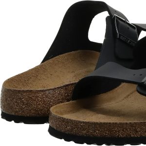 Men's Amalfi Leather Soft Footbed Arizona Sandals <div data-expanded="false" class="a-expander-content a-expander-partial-collapse-content"> <h3 class="product-facts-title"> Product details </h3> <div class="a-fixed-left-grid product-facts-detail"><div class="a-fixed-left-grid-inner" style="padding-left:140px"> <div class="a-fixed-left-grid-col a-col-left" style="width:140px;margin-left:-140px;float:left"> <span style="font-weight: 600"> <span class="a-color-base">Origin</span> </span> </div> <div class="a-fixed-left-grid-col a-col-right" style="padding-left:6%;float:left"> <span style="font-weight: 400"> <span class="a-color-base">Not Imported</span> </span> </div> </div></div> <div class="a-fixed-left-grid product-facts-detail"><div class="a-fixed-left-grid-inner" style="padding-left:140px"> <div class="a-fixed-left-grid-col a-col-left" style="width:140px;margin-left:-140px;float:left"> <span style="font-weight: 600"> <span class="a-color-base">Sole material</span> </span> </div> <div class="a-fixed-left-grid-col a-col-right" style="padding-left:6%;float:left"> <span style="font-weight: 400"> <span class="a-color-base">Foam, Cork, Suede, Rubber</span> </span> </div> </div></div> <div class="a-fixed-left-grid product-facts-detail"><div class="a-fixed-left-grid-inner" style="padding-left:140px"> <div class="a-fixed-left-grid-col a-col-left" style="width:140px;margin-left:-140px;float:left"> <span style="font-weight: 600"> <span class="a-color-base">Outer material</span> </span> </div> <div class="a-fixed-left-grid-col a-col-right" style="padding-left:6%;float:left"> <span style="font-weight: 400"> <span class="a-color-base">Suede</span> </span> </div> </div></div> <div class="a-fixed-left-grid product-facts-detail"><div class="a-fixed-left-grid-inner" style="padding-left:140px"> <div class="a-fixed-left-grid-col a-col-left" style="width:140px;margin-left:-140px;float:left"> <span style="font-weight: 600"> <span class="a-color-base">Closure type</span> </span> </div> <div class="a-fixed-left-grid-col a-col-right" style="padding-left:6%;float:left"> <span style="font-weight: 400"> <span class="a-color-base">Buckle</span> </span> </div> </div></div> <hr aria-hidden="true" class="a-spacing-base a-spacing-top-base a-divider-normal"> <h3 class="product-facts-title"> About this item </h3> <ul class="a-unordered-list a-vertical a-spacing-small"> <li><span class="a-list-item a-size-base a-color-base">Rubber sole</span></li> </ul> <ul class="a-unordered-list a-vertical a-spacing-small"> <li><span class="a-list-item a-size-base a-color-base">roomy toe box; lined with sued</span></li> </ul> <ul class="a-unordered-list a-vertical a-spacing-small"> <li><span class="a-list-item a-size-base a-color-base">features pronounced arch support with an extra layer of super soft foam cushioning</span></li> </ul> <ul class="a-unordered-list a-vertical a-spacing-small"> <li><span class="a-list-item a-size-base a-color-base">Contoured cork footbed conforms to the shape of your foot</span></li> </ul> </div>