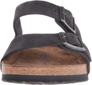 Men's Amalfi Leather Soft Footbed Arizona Sandals <div data-expanded="false" class="a-expander-content a-expander-partial-collapse-content"> <h3 class="product-facts-title"> Product details </h3> <div class="a-fixed-left-grid product-facts-detail"><div class="a-fixed-left-grid-inner" style="padding-left:140px"> <div class="a-fixed-left-grid-col a-col-left" style="width:140px;margin-left:-140px;float:left"> <span style="font-weight: 600"> <span class="a-color-base">Origin</span> </span> </div> <div class="a-fixed-left-grid-col a-col-right" style="padding-left:6%;float:left"> <span style="font-weight: 400"> <span class="a-color-base">Not Imported</span> </span> </div> </div></div> <div class="a-fixed-left-grid product-facts-detail"><div class="a-fixed-left-grid-inner" style="padding-left:140px"> <div class="a-fixed-left-grid-col a-col-left" style="width:140px;margin-left:-140px;float:left"> <span style="font-weight: 600"> <span class="a-color-base">Sole material</span> </span> </div> <div class="a-fixed-left-grid-col a-col-right" style="padding-left:6%;float:left"> <span style="font-weight: 400"> <span class="a-color-base">Foam, Cork, Suede, Rubber</span> </span> </div> </div></div> <div class="a-fixed-left-grid product-facts-detail"><div class="a-fixed-left-grid-inner" style="padding-left:140px"> <div class="a-fixed-left-grid-col a-col-left" style="width:140px;margin-left:-140px;float:left"> <span style="font-weight: 600"> <span class="a-color-base">Outer material</span> </span> </div> <div class="a-fixed-left-grid-col a-col-right" style="padding-left:6%;float:left"> <span style="font-weight: 400"> <span class="a-color-base">Suede</span> </span> </div> </div></div> <div class="a-fixed-left-grid product-facts-detail"><div class="a-fixed-left-grid-inner" style="padding-left:140px"> <div class="a-fixed-left-grid-col a-col-left" style="width:140px;margin-left:-140px;float:left"> <span style="font-weight: 600"> <span class="a-color-base">Closure type</span> </span> </div> <div class="a-fixed-left-grid-col a-col-right" style="padding-left:6%;float:left"> <span style="font-weight: 400"> <span class="a-color-base">Buckle</span> </span> </div> </div></div> <hr aria-hidden="true" class="a-spacing-base a-spacing-top-base a-divider-normal"> <h3 class="product-facts-title"> About this item </h3> <ul class="a-unordered-list a-vertical a-spacing-small"> <li><span class="a-list-item a-size-base a-color-base">Rubber sole</span></li> </ul> <ul class="a-unordered-list a-vertical a-spacing-small"> <li><span class="a-list-item a-size-base a-color-base">roomy toe box; lined with sued</span></li> </ul> <ul class="a-unordered-list a-vertical a-spacing-small"> <li><span class="a-list-item a-size-base a-color-base">features pronounced arch support with an extra layer of super soft foam cushioning</span></li> </ul> <ul class="a-unordered-list a-vertical a-spacing-small"> <li><span class="a-list-item a-size-base a-color-base">Contoured cork footbed conforms to the shape of your foot</span></li> </ul> </div>