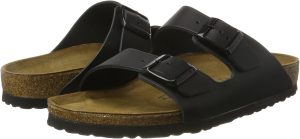 Men's Amalfi Leather Soft Footbed Arizona Sandals <div data-expanded="false" class="a-expander-content a-expander-partial-collapse-content"> <h3 class="product-facts-title"> Product details </h3> <div class="a-fixed-left-grid product-facts-detail"><div class="a-fixed-left-grid-inner" style="padding-left:140px"> <div class="a-fixed-left-grid-col a-col-left" style="width:140px;margin-left:-140px;float:left"> <span style="font-weight: 600"> <span class="a-color-base">Origin</span> </span> </div> <div class="a-fixed-left-grid-col a-col-right" style="padding-left:6%;float:left"> <span style="font-weight: 400"> <span class="a-color-base">Not Imported</span> </span> </div> </div></div> <div class="a-fixed-left-grid product-facts-detail"><div class="a-fixed-left-grid-inner" style="padding-left:140px"> <div class="a-fixed-left-grid-col a-col-left" style="width:140px;margin-left:-140px;float:left"> <span style="font-weight: 600"> <span class="a-color-base">Sole material</span> </span> </div> <div class="a-fixed-left-grid-col a-col-right" style="padding-left:6%;float:left"> <span style="font-weight: 400"> <span class="a-color-base">Foam, Cork, Suede, Rubber</span> </span> </div> </div></div> <div class="a-fixed-left-grid product-facts-detail"><div class="a-fixed-left-grid-inner" style="padding-left:140px"> <div class="a-fixed-left-grid-col a-col-left" style="width:140px;margin-left:-140px;float:left"> <span style="font-weight: 600"> <span class="a-color-base">Outer material</span> </span> </div> <div class="a-fixed-left-grid-col a-col-right" style="padding-left:6%;float:left"> <span style="font-weight: 400"> <span class="a-color-base">Suede</span> </span> </div> </div></div> <div class="a-fixed-left-grid product-facts-detail"><div class="a-fixed-left-grid-inner" style="padding-left:140px"> <div class="a-fixed-left-grid-col a-col-left" style="width:140px;margin-left:-140px;float:left"> <span style="font-weight: 600"> <span class="a-color-base">Closure type</span> </span> </div> <div class="a-fixed-left-grid-col a-col-right" style="padding-left:6%;float:left"> <span style="font-weight: 400"> <span class="a-color-base">Buckle</span> </span> </div> </div></div> <hr aria-hidden="true" class="a-spacing-base a-spacing-top-base a-divider-normal"> <h3 class="product-facts-title"> About this item </h3> <ul class="a-unordered-list a-vertical a-spacing-small"> <li><span class="a-list-item a-size-base a-color-base">Rubber sole</span></li> </ul> <ul class="a-unordered-list a-vertical a-spacing-small"> <li><span class="a-list-item a-size-base a-color-base">roomy toe box; lined with sued</span></li> </ul> <ul class="a-unordered-list a-vertical a-spacing-small"> <li><span class="a-list-item a-size-base a-color-base">features pronounced arch support with an extra layer of super soft foam cushioning</span></li> </ul> <ul class="a-unordered-list a-vertical a-spacing-small"> <li><span class="a-list-item a-size-base a-color-base">Contoured cork footbed conforms to the shape of your foot</span></li> </ul> </div>