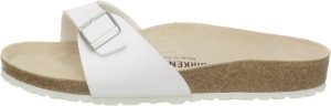 Womens Birko-Flor Walking Sandal <div class="a-expander-content a-expander-partial-collapse-content" data-expanded="false"> <h3 class="product-facts-title">Product details</h3> <div class="a-fixed-left-grid product-facts-detail"> <div class="a-fixed-left-grid-inner" style="padding-left: 140px;"> <div class="a-fixed-left-grid-col a-col-left" style="width: 140px; margin-left: -140px; float: left;"><span style="font-weight: 600;"> <span class="a-color-base">Sole material</span> </span></div> <div class="a-fixed-left-grid-col a-col-right" style="padding-left: 6%; float: left;"><span style="font-weight: 400;"> <span class="a-color-base">Ethylene Vinyl Acetate</span> </span></div> </div> </div> <div class="a-fixed-left-grid product-facts-detail"> <div class="a-fixed-left-grid-inner" style="padding-left: 140px;"> <div class="a-fixed-left-grid-col a-col-left" style="width: 140px; margin-left: -140px; float: left;"><span style="font-weight: 600;"> <span class="a-color-base">Outer material</span> </span></div> <div class="a-fixed-left-grid-col a-col-right" style="padding-left: 6%; float: left;"><span style="font-weight: 400;"> <span class="a-color-base">Synthetic material</span> </span></div> </div> </div> <div class="a-fixed-left-grid product-facts-detail"> <div class="a-fixed-left-grid-inner" style="padding-left: 140px;"> <div class="a-fixed-left-grid-col a-col-left" style="width: 140px; margin-left: -140px; float: left;"><span style="font-weight: 600;"> <span class="a-color-base">Closure type</span> </span></div> <div class="a-fixed-left-grid-col a-col-right" style="padding-left: 6%; float: left;"><span style="font-weight: 400;"> <span class="a-color-base">Pull-On</span> </span></div> </div> </div> <hr class="a-spacing-base a-spacing-top-base a-divider-normal" aria-hidden="true" /> <h3 class="product-facts-title">About this item</h3> <ul class="a-unordered-list a-vertical a-spacing-small"> <li><span class="a-list-item a-size-base a-color-base">Moldable footbed sandal with single, buckle-topped strap</span></li> </ul> <ul class="a-unordered-list a-vertical a-spacing-small"> <li><span class="a-list-item a-size-base a-color-base">Signature cork cushioning</span></li> </ul> <ul class="a-unordered-list a-vertical a-spacing-small"> <li><span class="a-list-item a-size-base a-color-base">Contoured arch support</span></li> </ul> <ul class="a-unordered-list a-vertical a-spacing-small"> <li><span class="a-list-item a-size-base a-color-base">Closure: a buckles</span></li> </ul> </div>