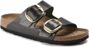 Men's Amalfi Leather Soft Footbed Arizona Sandals <div data-expanded="false" class="a-expander-content a-expander-partial-collapse-content"> <h3 class="product-facts-title"> Product details </h3> <div class="a-fixed-left-grid product-facts-detail"><div class="a-fixed-left-grid-inner" style="padding-left:140px"> <div class="a-fixed-left-grid-col a-col-left" style="width:140px;margin-left:-140px;float:left"> <span style="font-weight: 600"> <span class="a-color-base">Origin</span> </span> </div> <div class="a-fixed-left-grid-col a-col-right" style="padding-left:6%;float:left"> <span style="font-weight: 400"> <span class="a-color-base">Not Imported</span> </span> </div> </div></div> <div class="a-fixed-left-grid product-facts-detail"><div class="a-fixed-left-grid-inner" style="padding-left:140px"> <div class="a-fixed-left-grid-col a-col-left" style="width:140px;margin-left:-140px;float:left"> <span style="font-weight: 600"> <span class="a-color-base">Sole material</span> </span> </div> <div class="a-fixed-left-grid-col a-col-right" style="padding-left:6%;float:left"> <span style="font-weight: 400"> <span class="a-color-base">Foam, Cork, Suede, Rubber</span> </span> </div> </div></div> <div class="a-fixed-left-grid product-facts-detail"><div class="a-fixed-left-grid-inner" style="padding-left:140px"> <div class="a-fixed-left-grid-col a-col-left" style="width:140px;margin-left:-140px;float:left"> <span style="font-weight: 600"> <span class="a-color-base">Outer material</span> </span> </div> <div class="a-fixed-left-grid-col a-col-right" style="padding-left:6%;float:left"> <span style="font-weight: 400"> <span class="a-color-base">Suede</span> </span> </div> </div></div> <div class="a-fixed-left-grid product-facts-detail"><div class="a-fixed-left-grid-inner" style="padding-left:140px"> <div class="a-fixed-left-grid-col a-col-left" style="width:140px;margin-left:-140px;float:left"> <span style="font-weight: 600"> <span class="a-color-base">Closure type</span> </span> </div> <div class="a-fixed-left-grid-col a-col-right" style="padding-left:6%;float:left"> <span style="font-weight: 400"> <span class="a-color-base">Buckle</span> </span> </div> </div></div> <hr aria-hidden="true" class="a-spacing-base a-spacing-top-base a-divider-normal"> <h3 class="product-facts-title"> About this item </h3> <ul class="a-unordered-list a-vertical a-spacing-small"> <li><span class="a-list-item a-size-base a-color-base">Rubber sole</span></li> </ul> <ul class="a-unordered-list a-vertical a-spacing-small"> <li><span class="a-list-item a-size-base a-color-base">roomy toe box; lined with sued</span></li> </ul> <ul class="a-unordered-list a-vertical a-spacing-small"> <li><span class="a-list-item a-size-base a-color-base">features pronounced arch support with an extra layer of super soft foam cushioning</span></li> </ul> <ul class="a-unordered-list a-vertical a-spacing-small"> <li><span class="a-list-item a-size-base a-color-base">Contoured cork footbed conforms to the shape of your foot</span></li> </ul> </div>