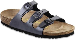 Women's Florida Birko-Flor Sandal <div class="a-expander-content a-expander-partial-collapse-content" style="padding-bottom: 20px;" data-expanded="false"> <h3 class="product-facts-title">Product details</h3> <div class="a-fixed-left-grid product-facts-detail"> <div class="a-fixed-left-grid-inner" style="padding-left: 140px;"> <div class="a-fixed-left-grid-col a-col-left" style="width: 140px; margin-left: -140px; float: left;"><span style="font-weight: 600;"> <span class="a-color-base">Fabric type</span> </span></div> <div class="a-fixed-left-grid-col a-col-right" style="padding-left: 6%; float: left;"><span style="font-weight: 400;"> <span class="a-color-base">100% Leather</span> </span></div> </div> </div> <div class="a-fixed-left-grid product-facts-detail"> <div class="a-fixed-left-grid-inner" style="padding-left: 140px;"> <div class="a-fixed-left-grid-col a-col-left" style="width: 140px; margin-left: -140px; float: left;"><span style="font-weight: 600;"> <span class="a-color-base">Care instructions</span> </span></div> <div class="a-fixed-left-grid-col a-col-right" style="padding-left: 6%; float: left;"><span style="font-weight: 400;"> <span class="a-color-base">Hand Wash Only</span> </span></div> </div> </div> <div class="a-fixed-left-grid product-facts-detail"> <div class="a-fixed-left-grid-inner" style="padding-left: 140px;"> <div class="a-fixed-left-grid-col a-col-left" style="width: 140px; margin-left: -140px; float: left;"><span style="font-weight: 600;"> <span class="a-color-base">Origin</span> </span></div> <div class="a-fixed-left-grid-col a-col-right" style="padding-left: 6%; float: left;"><span style="font-weight: 400;"> <span class="a-color-base">Imported</span> </span></div> </div> </div> <div class="a-fixed-left-grid product-facts-detail"> <div class="a-fixed-left-grid-inner" style="padding-left: 140px;"> <div class="a-fixed-left-grid-col a-col-left" style="width: 140px; margin-left: -140px; float: left;"><span style="font-weight: 600;"> <span class="a-color-base">Sole material</span> </span></div> <div class="a-fixed-left-grid-col a-col-right" style="padding-left: 6%; float: left;"><span style="font-weight: 400;"> <span class="a-color-base">Manmade</span> </span></div> </div> </div> <hr class="a-spacing-base a-spacing-top-base a-divider-normal" aria-hidden="true" /> <h3 class="product-facts-title">About this item</h3> <ul class="a-unordered-list a-vertical a-spacing-small"> <li><span class="a-list-item a-size-base a-color-base">At Birkenstock, tradition and heritage are important hallmarks of a brand that dates back not years or even decades, but centuries. Birkenstock is deeply rooted in the fine art of crafting premium quality shoes that are good for you. Since 1774, Birkenstock has passed this commitment down from one generation to the next. The result is the absolute best in quality, comfort and support.</span></li> </ul> <ul class="a-unordered-list a-vertical a-spacing-small"> <li><span class="a-list-item a-size-base a-color-base">Arch support</span></li> </ul> <ul class="a-unordered-list a-vertical a-spacing-small"> <li><span class="a-list-item a-size-base a-color-base">Classic comfort</span></li> </ul> <ul class="a-unordered-list a-vertical a-spacing-small"> <li><span class="a-list-item a-size-base a-color-base">Iconic styling</span></li> </ul> </div>