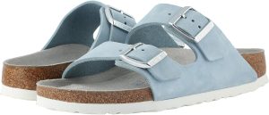 Men's Amalfi Leather Soft Footbed Arizona Sandals <div data-expanded="false" class="a-expander-content a-expander-partial-collapse-content"> <h3 class="product-facts-title"> Product details </h3> <div class="a-fixed-left-grid product-facts-detail"><div class="a-fixed-left-grid-inner" style="padding-left:140px"> <div class="a-fixed-left-grid-col a-col-left" style="width:140px;margin-left:-140px;float:left"> <span style="font-weight: 600"> <span class="a-color-base">Origin</span> </span> </div> <div class="a-fixed-left-grid-col a-col-right" style="padding-left:6%;float:left"> <span style="font-weight: 400"> <span class="a-color-base">Not Imported</span> </span> </div> </div></div> <div class="a-fixed-left-grid product-facts-detail"><div class="a-fixed-left-grid-inner" style="padding-left:140px"> <div class="a-fixed-left-grid-col a-col-left" style="width:140px;margin-left:-140px;float:left"> <span style="font-weight: 600"> <span class="a-color-base">Sole material</span> </span> </div> <div class="a-fixed-left-grid-col a-col-right" style="padding-left:6%;float:left"> <span style="font-weight: 400"> <span class="a-color-base">Foam, Cork, Suede, Rubber</span> </span> </div> </div></div> <div class="a-fixed-left-grid product-facts-detail"><div class="a-fixed-left-grid-inner" style="padding-left:140px"> <div class="a-fixed-left-grid-col a-col-left" style="width:140px;margin-left:-140px;float:left"> <span style="font-weight: 600"> <span class="a-color-base">Outer material</span> </span> </div> <div class="a-fixed-left-grid-col a-col-right" style="padding-left:6%;float:left"> <span style="font-weight: 400"> <span class="a-color-base">Suede</span> </span> </div> </div></div> <div class="a-fixed-left-grid product-facts-detail"><div class="a-fixed-left-grid-inner" style="padding-left:140px"> <div class="a-fixed-left-grid-col a-col-left" style="width:140px;margin-left:-140px;float:left"> <span style="font-weight: 600"> <span class="a-color-base">Closure type</span> </span> </div> <div class="a-fixed-left-grid-col a-col-right" style="padding-left:6%;float:left"> <span style="font-weight: 400"> <span class="a-color-base">Buckle</span> </span> </div> </div></div> <hr aria-hidden="true" class="a-spacing-base a-spacing-top-base a-divider-normal"> <h3 class="product-facts-title"> About this item </h3> <ul class="a-unordered-list a-vertical a-spacing-small"> <li><span class="a-list-item a-size-base a-color-base">Rubber sole</span></li> </ul> <ul class="a-unordered-list a-vertical a-spacing-small"> <li><span class="a-list-item a-size-base a-color-base">roomy toe box; lined with sued</span></li> </ul> <ul class="a-unordered-list a-vertical a-spacing-small"> <li><span class="a-list-item a-size-base a-color-base">features pronounced arch support with an extra layer of super soft foam cushioning</span></li> </ul> <ul class="a-unordered-list a-vertical a-spacing-small"> <li><span class="a-list-item a-size-base a-color-base">Contoured cork footbed conforms to the shape of your foot</span></li> </ul> </div>