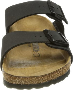 Men's Amalfi Leather Soft Footbed Arizona Sandals <div data-expanded="false" class="a-expander-content a-expander-partial-collapse-content"> <h3 class="product-facts-title"> Product details </h3> <div class="a-fixed-left-grid product-facts-detail"><div class="a-fixed-left-grid-inner" style="padding-left:140px"> <div class="a-fixed-left-grid-col a-col-left" style="width:140px;margin-left:-140px;float:left"> <span style="font-weight: 600"> <span class="a-color-base">Origin</span> </span> </div> <div class="a-fixed-left-grid-col a-col-right" style="padding-left:6%;float:left"> <span style="font-weight: 400"> <span class="a-color-base">Not Imported</span> </span> </div> </div></div> <div class="a-fixed-left-grid product-facts-detail"><div class="a-fixed-left-grid-inner" style="padding-left:140px"> <div class="a-fixed-left-grid-col a-col-left" style="width:140px;margin-left:-140px;float:left"> <span style="font-weight: 600"> <span class="a-color-base">Sole material</span> </span> </div> <div class="a-fixed-left-grid-col a-col-right" style="padding-left:6%;float:left"> <span style="font-weight: 400"> <span class="a-color-base">Foam, Cork, Suede, Rubber</span> </span> </div> </div></div> <div class="a-fixed-left-grid product-facts-detail"><div class="a-fixed-left-grid-inner" style="padding-left:140px"> <div class="a-fixed-left-grid-col a-col-left" style="width:140px;margin-left:-140px;float:left"> <span style="font-weight: 600"> <span class="a-color-base">Outer material</span> </span> </div> <div class="a-fixed-left-grid-col a-col-right" style="padding-left:6%;float:left"> <span style="font-weight: 400"> <span class="a-color-base">Suede</span> </span> </div> </div></div> <div class="a-fixed-left-grid product-facts-detail"><div class="a-fixed-left-grid-inner" style="padding-left:140px"> <div class="a-fixed-left-grid-col a-col-left" style="width:140px;margin-left:-140px;float:left"> <span style="font-weight: 600"> <span class="a-color-base">Closure type</span> </span> </div> <div class="a-fixed-left-grid-col a-col-right" style="padding-left:6%;float:left"> <span style="font-weight: 400"> <span class="a-color-base">Buckle</span> </span> </div> </div></div> <hr aria-hidden="true" class="a-spacing-base a-spacing-top-base a-divider-normal"> <h3 class="product-facts-title"> About this item </h3> <ul class="a-unordered-list a-vertical a-spacing-small"> <li><span class="a-list-item a-size-base a-color-base">Rubber sole</span></li> </ul> <ul class="a-unordered-list a-vertical a-spacing-small"> <li><span class="a-list-item a-size-base a-color-base">roomy toe box; lined with sued</span></li> </ul> <ul class="a-unordered-list a-vertical a-spacing-small"> <li><span class="a-list-item a-size-base a-color-base">features pronounced arch support with an extra layer of super soft foam cushioning</span></li> </ul> <ul class="a-unordered-list a-vertical a-spacing-small"> <li><span class="a-list-item a-size-base a-color-base">Contoured cork footbed conforms to the shape of your foot</span></li> </ul> </div>