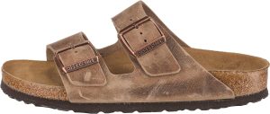 Men's Amalfi Leather Soft Footbed Arizona Sandals <div data-expanded="false" class="a-expander-content a-expander-partial-collapse-content"> <h3 class="product-facts-title"> Product details </h3> <div class="a-fixed-left-grid product-facts-detail"><div class="a-fixed-left-grid-inner" style="padding-left:140px"> <div class="a-fixed-left-grid-col a-col-left" style="width:140px;margin-left:-140px;float:left"> <span style="font-weight: 600"> <span class="a-color-base">Origin</span> </span> </div> <div class="a-fixed-left-grid-col a-col-right" style="padding-left:6%;float:left"> <span style="font-weight: 400"> <span class="a-color-base">Not Imported</span> </span> </div> </div></div> <div class="a-fixed-left-grid product-facts-detail"><div class="a-fixed-left-grid-inner" style="padding-left:140px"> <div class="a-fixed-left-grid-col a-col-left" style="width:140px;margin-left:-140px;float:left"> <span style="font-weight: 600"> <span class="a-color-base">Sole material</span> </span> </div> <div class="a-fixed-left-grid-col a-col-right" style="padding-left:6%;float:left"> <span style="font-weight: 400"> <span class="a-color-base">Foam, Cork, Suede, Rubber</span> </span> </div> </div></div> <div class="a-fixed-left-grid product-facts-detail"><div class="a-fixed-left-grid-inner" style="padding-left:140px"> <div class="a-fixed-left-grid-col a-col-left" style="width:140px;margin-left:-140px;float:left"> <span style="font-weight: 600"> <span class="a-color-base">Outer material</span> </span> </div> <div class="a-fixed-left-grid-col a-col-right" style="padding-left:6%;float:left"> <span style="font-weight: 400"> <span class="a-color-base">Suede</span> </span> </div> </div></div> <div class="a-fixed-left-grid product-facts-detail"><div class="a-fixed-left-grid-inner" style="padding-left:140px"> <div class="a-fixed-left-grid-col a-col-left" style="width:140px;margin-left:-140px;float:left"> <span style="font-weight: 600"> <span class="a-color-base">Closure type</span> </span> </div> <div class="a-fixed-left-grid-col a-col-right" style="padding-left:6%;float:left"> <span style="font-weight: 400"> <span class="a-color-base">Buckle</span> </span> </div> </div></div> <hr aria-hidden="true" class="a-spacing-base a-spacing-top-base a-divider-normal"> <h3 class="product-facts-title"> About this item </h3> <ul class="a-unordered-list a-vertical a-spacing-small"> <li><span class="a-list-item a-size-base a-color-base">Rubber sole</span></li> </ul> <ul class="a-unordered-list a-vertical a-spacing-small"> <li><span class="a-list-item a-size-base a-color-base">roomy toe box; lined with sued</span></li> </ul> <ul class="a-unordered-list a-vertical a-spacing-small"> <li><span class="a-list-item a-size-base a-color-base">features pronounced arch support with an extra layer of super soft foam cushioning</span></li> </ul> <ul class="a-unordered-list a-vertical a-spacing-small"> <li><span class="a-list-item a-size-base a-color-base">Contoured cork footbed conforms to the shape of your foot</span></li> </ul> </div>