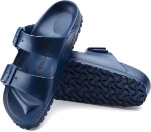 Men's Arizona Sandals <div class="a-expander-content a-expander-partial-collapse-content" style="padding-bottom: 20px;" data-expanded="false"> <h3 class="product-facts-title">Product details</h3> <div class="a-fixed-left-grid product-facts-detail"> <div class="a-fixed-left-grid-inner" style="padding-left: 140px;"> <div class="a-fixed-left-grid-col a-col-left" style="width: 140px; margin-left: -140px; float: left;"><span style="font-weight: 600;"> <span class="a-color-base">Care instructions</span> </span></div> <div class="a-fixed-left-grid-col a-col-right" style="padding-left: 6%; float: left;"><span style="font-weight: 400;"> <span class="a-color-base">Machine Wash</span> </span></div> </div> </div> <div class="a-fixed-left-grid product-facts-detail"> <div class="a-fixed-left-grid-inner" style="padding-left: 140px;"> <div class="a-fixed-left-grid-col a-col-left" style="width: 140px; margin-left: -140px; float: left;"><span style="font-weight: 600;"> <span class="a-color-base">Origin</span> </span></div> <div class="a-fixed-left-grid-col a-col-right" style="padding-left: 6%; float: left;"><span style="font-weight: 400;"> <span class="a-color-base">Imported</span> </span></div> </div> </div> <div class="a-fixed-left-grid product-facts-detail"> <div class="a-fixed-left-grid-inner" style="padding-left: 140px;"> <div class="a-fixed-left-grid-col a-col-left" style="width: 140px; margin-left: -140px; float: left;"><span style="font-weight: 600;"> <span class="a-color-base">Sole material</span> </span></div> <div class="a-fixed-left-grid-col a-col-right" style="padding-left: 6%; float: left;"><span style="font-weight: 400;"> <span class="a-color-base">Manmade</span> </span></div> </div> </div> <div class="a-fixed-left-grid product-facts-detail"> <div class="a-fixed-left-grid-inner" style="padding-left: 140px;"> <div class="a-fixed-left-grid-col a-col-left" style="width: 140px; margin-left: -140px; float: left;"><span style="font-weight: 600;"> <span class="a-color-base">Outer material</span> </span></div> <div class="a-fixed-left-grid-col a-col-right" style="padding-left: 6%; float: left;"><span style="font-weight: 400;"> <span class="a-color-base">Synthetic</span> </span></div> </div> </div> <hr class="a-spacing-base a-spacing-top-base a-divider-normal" aria-hidden="true" /> <h3 class="product-facts-title">About this item</h3> <ul class="a-unordered-list a-vertical a-spacing-small"> <li><span class="a-list-item a-size-base a-color-base">The legendary two-strap design from BIRKENSTOCK - the Arizona. Modeled on the cork original, this sandal is made from ultra lightweight and highly flexible EVA. These sandals are shock absorbing, waterproof, and skin-friendly. Wear them at the beach, in the garden, or around the gym and after workouts. It's the perfect addition to your classic BIRKENSTOCK sandals.</span></li> </ul> <ul class="a-unordered-list a-vertical a-spacing-small"> <li><span class="a-list-item a-size-base a-color-base">Anatomically shaped BIRKENSTOCK footbed made from EVA</span></li> </ul> <ul class="a-unordered-list a-vertical a-spacing-small"> <li><span class="a-list-item a-size-base a-color-base">Upper/lining/sole: one piece molded EVA</span></li> </ul> <ul class="a-unordered-list a-vertical a-spacing-small"> <li><span class="a-list-item a-size-base a-color-base">Details: two straps, each with an individually adjustable pin buckle; waterproof, washable, ultra lightweight</span></li> </ul> </div>