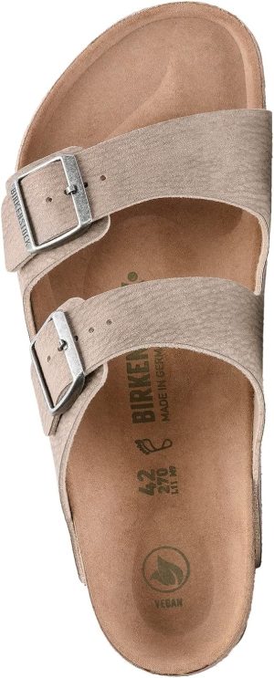 Unisex-Adult Sandals Arizona SFB Pink Clay Sd <div id="productOverview_feature_div" class="celwidget" data-feature-name="productOverview" data-csa-c-type="widget" data-csa-c-content-id="productOverview" data-csa-c-slot-id="productOverview_feature_div" data-csa-c-asin="B0CKKTCXBN" data-csa-c-is-in-initial-active-row="false" data-csa-c-id="y0jt2-o46262-wmdgap-e17u8r" data-cel-widget="productOverview_feature_div"></div> <div> <ul> <li class="a-spacing-mini"><span class="a-list-item"> An icon of timeless design and legendary comfort, the Arizona sandal has been defining style since 1973. The laid-back look comes in durable Birko-Flor for a classic, leather-like finish. Complete with legendary BIRKENSTOCK design elements, like a contoured cork-latex footbed for the ultimate in support. </span></li> <li class="a-spacing-mini"><span class="a-list-item"> Contoured cork-latex footbed creates custom support with wear </span></li> <li class="a-spacing-mini"><span class="a-list-item"> Birko-Flor synthetic leather upper </span></li> <li class="a-spacing-mini"><span class="a-list-item"> Suede footbed lining helps keep you comfortable </span></li> </ul> </div>