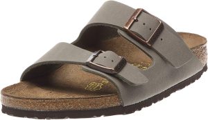 Men's Amalfi Leather Soft Footbed Arizona Sandals <div data-expanded="false" class="a-expander-content a-expander-partial-collapse-content"> <h3 class="product-facts-title"> Product details </h3> <div class="a-fixed-left-grid product-facts-detail"><div class="a-fixed-left-grid-inner" style="padding-left:140px"> <div class="a-fixed-left-grid-col a-col-left" style="width:140px;margin-left:-140px;float:left"> <span style="font-weight: 600"> <span class="a-color-base">Origin</span> </span> </div> <div class="a-fixed-left-grid-col a-col-right" style="padding-left:6%;float:left"> <span style="font-weight: 400"> <span class="a-color-base">Not Imported</span> </span> </div> </div></div> <div class="a-fixed-left-grid product-facts-detail"><div class="a-fixed-left-grid-inner" style="padding-left:140px"> <div class="a-fixed-left-grid-col a-col-left" style="width:140px;margin-left:-140px;float:left"> <span style="font-weight: 600"> <span class="a-color-base">Sole material</span> </span> </div> <div class="a-fixed-left-grid-col a-col-right" style="padding-left:6%;float:left"> <span style="font-weight: 400"> <span class="a-color-base">Foam, Cork, Suede, Rubber</span> </span> </div> </div></div> <div class="a-fixed-left-grid product-facts-detail"><div class="a-fixed-left-grid-inner" style="padding-left:140px"> <div class="a-fixed-left-grid-col a-col-left" style="width:140px;margin-left:-140px;float:left"> <span style="font-weight: 600"> <span class="a-color-base">Outer material</span> </span> </div> <div class="a-fixed-left-grid-col a-col-right" style="padding-left:6%;float:left"> <span style="font-weight: 400"> <span class="a-color-base">Suede</span> </span> </div> </div></div> <div class="a-fixed-left-grid product-facts-detail"><div class="a-fixed-left-grid-inner" style="padding-left:140px"> <div class="a-fixed-left-grid-col a-col-left" style="width:140px;margin-left:-140px;float:left"> <span style="font-weight: 600"> <span class="a-color-base">Closure type</span> </span> </div> <div class="a-fixed-left-grid-col a-col-right" style="padding-left:6%;float:left"> <span style="font-weight: 400"> <span class="a-color-base">Buckle</span> </span> </div> </div></div> <hr aria-hidden="true" class="a-spacing-base a-spacing-top-base a-divider-normal"> <h3 class="product-facts-title"> About this item </h3> <ul class="a-unordered-list a-vertical a-spacing-small"> <li><span class="a-list-item a-size-base a-color-base">Rubber sole</span></li> </ul> <ul class="a-unordered-list a-vertical a-spacing-small"> <li><span class="a-list-item a-size-base a-color-base">roomy toe box; lined with sued</span></li> </ul> <ul class="a-unordered-list a-vertical a-spacing-small"> <li><span class="a-list-item a-size-base a-color-base">features pronounced arch support with an extra layer of super soft foam cushioning</span></li> </ul> <ul class="a-unordered-list a-vertical a-spacing-small"> <li><span class="a-list-item a-size-base a-color-base">Contoured cork footbed conforms to the shape of your foot</span></li> </ul> </div>