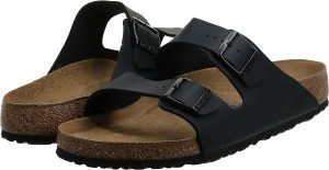 Men's Amalfi Leather Soft Footbed Arizona Sandals <div data-expanded="false" class="a-expander-content a-expander-partial-collapse-content"> <h3 class="product-facts-title"> Product details </h3> <div class="a-fixed-left-grid product-facts-detail"><div class="a-fixed-left-grid-inner" style="padding-left:140px"> <div class="a-fixed-left-grid-col a-col-left" style="width:140px;margin-left:-140px;float:left"> <span style="font-weight: 600"> <span class="a-color-base">Origin</span> </span> </div> <div class="a-fixed-left-grid-col a-col-right" style="padding-left:6%;float:left"> <span style="font-weight: 400"> <span class="a-color-base">Not Imported</span> </span> </div> </div></div> <div class="a-fixed-left-grid product-facts-detail"><div class="a-fixed-left-grid-inner" style="padding-left:140px"> <div class="a-fixed-left-grid-col a-col-left" style="width:140px;margin-left:-140px;float:left"> <span style="font-weight: 600"> <span class="a-color-base">Sole material</span> </span> </div> <div class="a-fixed-left-grid-col a-col-right" style="padding-left:6%;float:left"> <span style="font-weight: 400"> <span class="a-color-base">Foam, Cork, Suede, Rubber</span> </span> </div> </div></div> <div class="a-fixed-left-grid product-facts-detail"><div class="a-fixed-left-grid-inner" style="padding-left:140px"> <div class="a-fixed-left-grid-col a-col-left" style="width:140px;margin-left:-140px;float:left"> <span style="font-weight: 600"> <span class="a-color-base">Outer material</span> </span> </div> <div class="a-fixed-left-grid-col a-col-right" style="padding-left:6%;float:left"> <span style="font-weight: 400"> <span class="a-color-base">Suede</span> </span> </div> </div></div> <div class="a-fixed-left-grid product-facts-detail"><div class="a-fixed-left-grid-inner" style="padding-left:140px"> <div class="a-fixed-left-grid-col a-col-left" style="width:140px;margin-left:-140px;float:left"> <span style="font-weight: 600"> <span class="a-color-base">Closure type</span> </span> </div> <div class="a-fixed-left-grid-col a-col-right" style="padding-left:6%;float:left"> <span style="font-weight: 400"> <span class="a-color-base">Buckle</span> </span> </div> </div></div> <hr aria-hidden="true" class="a-spacing-base a-spacing-top-base a-divider-normal"> <h3 class="product-facts-title"> About this item </h3> <ul class="a-unordered-list a-vertical a-spacing-small"> <li><span class="a-list-item a-size-base a-color-base">Rubber sole</span></li> </ul> <ul class="a-unordered-list a-vertical a-spacing-small"> <li><span class="a-list-item a-size-base a-color-base">roomy toe box; lined with sued</span></li> </ul> <ul class="a-unordered-list a-vertical a-spacing-small"> <li><span class="a-list-item a-size-base a-color-base">features pronounced arch support with an extra layer of super soft foam cushioning</span></li> </ul> <ul class="a-unordered-list a-vertical a-spacing-small"> <li><span class="a-list-item a-size-base a-color-base">Contoured cork footbed conforms to the shape of your foot</span></li> </ul> </div>