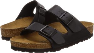 Men's Amalfi Leather Soft Footbed Arizona Sandals <div data-expanded="false" class="a-expander-content a-expander-partial-collapse-content"> <h3 class="product-facts-title"> Product details </h3> <div class="a-fixed-left-grid product-facts-detail"><div class="a-fixed-left-grid-inner" style="padding-left:140px"> <div class="a-fixed-left-grid-col a-col-left" style="width:140px;margin-left:-140px;float:left"> <span style="font-weight: 600"> <span class="a-color-base">Origin</span> </span> </div> <div class="a-fixed-left-grid-col a-col-right" style="padding-left:6%;float:left"> <span style="font-weight: 400"> <span class="a-color-base">Not Imported</span> </span> </div> </div></div> <div class="a-fixed-left-grid product-facts-detail"><div class="a-fixed-left-grid-inner" style="padding-left:140px"> <div class="a-fixed-left-grid-col a-col-left" style="width:140px;margin-left:-140px;float:left"> <span style="font-weight: 600"> <span class="a-color-base">Sole material</span> </span> </div> <div class="a-fixed-left-grid-col a-col-right" style="padding-left:6%;float:left"> <span style="font-weight: 400"> <span class="a-color-base">Foam, Cork, Suede, Rubber</span> </span> </div> </div></div> <div class="a-fixed-left-grid product-facts-detail"><div class="a-fixed-left-grid-inner" style="padding-left:140px"> <div class="a-fixed-left-grid-col a-col-left" style="width:140px;margin-left:-140px;float:left"> <span style="font-weight: 600"> <span class="a-color-base">Outer material</span> </span> </div> <div class="a-fixed-left-grid-col a-col-right" style="padding-left:6%;float:left"> <span style="font-weight: 400"> <span class="a-color-base">Suede</span> </span> </div> </div></div> <div class="a-fixed-left-grid product-facts-detail"><div class="a-fixed-left-grid-inner" style="padding-left:140px"> <div class="a-fixed-left-grid-col a-col-left" style="width:140px;margin-left:-140px;float:left"> <span style="font-weight: 600"> <span class="a-color-base">Closure type</span> </span> </div> <div class="a-fixed-left-grid-col a-col-right" style="padding-left:6%;float:left"> <span style="font-weight: 400"> <span class="a-color-base">Buckle</span> </span> </div> </div></div> <hr aria-hidden="true" class="a-spacing-base a-spacing-top-base a-divider-normal"> <h3 class="product-facts-title"> About this item </h3> <ul class="a-unordered-list a-vertical a-spacing-small"> <li><span class="a-list-item a-size-base a-color-base">Rubber sole</span></li> </ul> <ul class="a-unordered-list a-vertical a-spacing-small"> <li><span class="a-list-item a-size-base a-color-base">roomy toe box; lined with sued</span></li> </ul> <ul class="a-unordered-list a-vertical a-spacing-small"> <li><span class="a-list-item a-size-base a-color-base">features pronounced arch support with an extra layer of super soft foam cushioning</span></li> </ul> <ul class="a-unordered-list a-vertical a-spacing-small"> <li><span class="a-list-item a-size-base a-color-base">Contoured cork footbed conforms to the shape of your foot</span></li> </ul> </div>