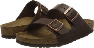 Unisex-Adult Sandals Arizona SFB Pink Clay Sd <div id="productOverview_feature_div" class="celwidget" data-feature-name="productOverview" data-csa-c-type="widget" data-csa-c-content-id="productOverview" data-csa-c-slot-id="productOverview_feature_div" data-csa-c-asin="B0CKKTCXBN" data-csa-c-is-in-initial-active-row="false" data-csa-c-id="y0jt2-o46262-wmdgap-e17u8r" data-cel-widget="productOverview_feature_div"></div> <div> <ul> <li class="a-spacing-mini"><span class="a-list-item"> An icon of timeless design and legendary comfort, the Arizona sandal has been defining style since 1973. The laid-back look comes in durable Birko-Flor for a classic, leather-like finish. Complete with legendary BIRKENSTOCK design elements, like a contoured cork-latex footbed for the ultimate in support. </span></li> <li class="a-spacing-mini"><span class="a-list-item"> Contoured cork-latex footbed creates custom support with wear </span></li> <li class="a-spacing-mini"><span class="a-list-item"> Birko-Flor synthetic leather upper </span></li> <li class="a-spacing-mini"><span class="a-list-item"> Suede footbed lining helps keep you comfortable </span></li> </ul> </div>