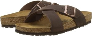 Men's Amalfi Leather Soft Footbed Arizona Sandals <div data-expanded="false" class="a-expander-content a-expander-partial-collapse-content"> <h3 class="product-facts-title"> Product details </h3> <div class="a-fixed-left-grid product-facts-detail"><div class="a-fixed-left-grid-inner" style="padding-left:140px"> <div class="a-fixed-left-grid-col a-col-left" style="width:140px;margin-left:-140px;float:left"> <span style="font-weight: 600"> <span class="a-color-base">Origin</span> </span> </div> <div class="a-fixed-left-grid-col a-col-right" style="padding-left:6%;float:left"> <span style="font-weight: 400"> <span class="a-color-base">Not Imported</span> </span> </div> </div></div> <div class="a-fixed-left-grid product-facts-detail"><div class="a-fixed-left-grid-inner" style="padding-left:140px"> <div class="a-fixed-left-grid-col a-col-left" style="width:140px;margin-left:-140px;float:left"> <span style="font-weight: 600"> <span class="a-color-base">Sole material</span> </span> </div> <div class="a-fixed-left-grid-col a-col-right" style="padding-left:6%;float:left"> <span style="font-weight: 400"> <span class="a-color-base">Foam, Cork, Suede, Rubber</span> </span> </div> </div></div> <div class="a-fixed-left-grid product-facts-detail"><div class="a-fixed-left-grid-inner" style="padding-left:140px"> <div class="a-fixed-left-grid-col a-col-left" style="width:140px;margin-left:-140px;float:left"> <span style="font-weight: 600"> <span class="a-color-base">Outer material</span> </span> </div> <div class="a-fixed-left-grid-col a-col-right" style="padding-left:6%;float:left"> <span style="font-weight: 400"> <span class="a-color-base">Suede</span> </span> </div> </div></div> <div class="a-fixed-left-grid product-facts-detail"><div class="a-fixed-left-grid-inner" style="padding-left:140px"> <div class="a-fixed-left-grid-col a-col-left" style="width:140px;margin-left:-140px;float:left"> <span style="font-weight: 600"> <span class="a-color-base">Closure type</span> </span> </div> <div class="a-fixed-left-grid-col a-col-right" style="padding-left:6%;float:left"> <span style="font-weight: 400"> <span class="a-color-base">Buckle</span> </span> </div> </div></div> <hr aria-hidden="true" class="a-spacing-base a-spacing-top-base a-divider-normal"> <h3 class="product-facts-title"> About this item </h3> <ul class="a-unordered-list a-vertical a-spacing-small"> <li><span class="a-list-item a-size-base a-color-base">Rubber sole</span></li> </ul> <ul class="a-unordered-list a-vertical a-spacing-small"> <li><span class="a-list-item a-size-base a-color-base">roomy toe box; lined with sued</span></li> </ul> <ul class="a-unordered-list a-vertical a-spacing-small"> <li><span class="a-list-item a-size-base a-color-base">features pronounced arch support with an extra layer of super soft foam cushioning</span></li> </ul> <ul class="a-unordered-list a-vertical a-spacing-small"> <li><span class="a-list-item a-size-base a-color-base">Contoured cork footbed conforms to the shape of your foot</span></li> </ul> </div>