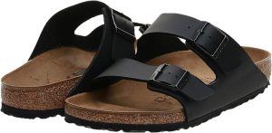 Men's Amalfi Leather Soft Footbed Arizona Sandals <div data-expanded="false" class="a-expander-content a-expander-partial-collapse-content"> <h3 class="product-facts-title"> Product details </h3> <div class="a-fixed-left-grid product-facts-detail"><div class="a-fixed-left-grid-inner" style="padding-left:140px"> <div class="a-fixed-left-grid-col a-col-left" style="width:140px;margin-left:-140px;float:left"> <span style="font-weight: 600"> <span class="a-color-base">Origin</span> </span> </div> <div class="a-fixed-left-grid-col a-col-right" style="padding-left:6%;float:left"> <span style="font-weight: 400"> <span class="a-color-base">Not Imported</span> </span> </div> </div></div> <div class="a-fixed-left-grid product-facts-detail"><div class="a-fixed-left-grid-inner" style="padding-left:140px"> <div class="a-fixed-left-grid-col a-col-left" style="width:140px;margin-left:-140px;float:left"> <span style="font-weight: 600"> <span class="a-color-base">Sole material</span> </span> </div> <div class="a-fixed-left-grid-col a-col-right" style="padding-left:6%;float:left"> <span style="font-weight: 400"> <span class="a-color-base">Foam, Cork, Suede, Rubber</span> </span> </div> </div></div> <div class="a-fixed-left-grid product-facts-detail"><div class="a-fixed-left-grid-inner" style="padding-left:140px"> <div class="a-fixed-left-grid-col a-col-left" style="width:140px;margin-left:-140px;float:left"> <span style="font-weight: 600"> <span class="a-color-base">Outer material</span> </span> </div> <div class="a-fixed-left-grid-col a-col-right" style="padding-left:6%;float:left"> <span style="font-weight: 400"> <span class="a-color-base">Suede</span> </span> </div> </div></div> <div class="a-fixed-left-grid product-facts-detail"><div class="a-fixed-left-grid-inner" style="padding-left:140px"> <div class="a-fixed-left-grid-col a-col-left" style="width:140px;margin-left:-140px;float:left"> <span style="font-weight: 600"> <span class="a-color-base">Closure type</span> </span> </div> <div class="a-fixed-left-grid-col a-col-right" style="padding-left:6%;float:left"> <span style="font-weight: 400"> <span class="a-color-base">Buckle</span> </span> </div> </div></div> <hr aria-hidden="true" class="a-spacing-base a-spacing-top-base a-divider-normal"> <h3 class="product-facts-title"> About this item </h3> <ul class="a-unordered-list a-vertical a-spacing-small"> <li><span class="a-list-item a-size-base a-color-base">Rubber sole</span></li> </ul> <ul class="a-unordered-list a-vertical a-spacing-small"> <li><span class="a-list-item a-size-base a-color-base">roomy toe box; lined with sued</span></li> </ul> <ul class="a-unordered-list a-vertical a-spacing-small"> <li><span class="a-list-item a-size-base a-color-base">features pronounced arch support with an extra layer of super soft foam cushioning</span></li> </ul> <ul class="a-unordered-list a-vertical a-spacing-small"> <li><span class="a-list-item a-size-base a-color-base">Contoured cork footbed conforms to the shape of your foot</span></li> </ul> </div>