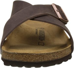 Men's Amalfi Leather Soft Footbed Arizona Sandals <div data-expanded="false" class="a-expander-content a-expander-partial-collapse-content"> <h3 class="product-facts-title"> Product details </h3> <div class="a-fixed-left-grid product-facts-detail"><div class="a-fixed-left-grid-inner" style="padding-left:140px"> <div class="a-fixed-left-grid-col a-col-left" style="width:140px;margin-left:-140px;float:left"> <span style="font-weight: 600"> <span class="a-color-base">Origin</span> </span> </div> <div class="a-fixed-left-grid-col a-col-right" style="padding-left:6%;float:left"> <span style="font-weight: 400"> <span class="a-color-base">Not Imported</span> </span> </div> </div></div> <div class="a-fixed-left-grid product-facts-detail"><div class="a-fixed-left-grid-inner" style="padding-left:140px"> <div class="a-fixed-left-grid-col a-col-left" style="width:140px;margin-left:-140px;float:left"> <span style="font-weight: 600"> <span class="a-color-base">Sole material</span> </span> </div> <div class="a-fixed-left-grid-col a-col-right" style="padding-left:6%;float:left"> <span style="font-weight: 400"> <span class="a-color-base">Foam, Cork, Suede, Rubber</span> </span> </div> </div></div> <div class="a-fixed-left-grid product-facts-detail"><div class="a-fixed-left-grid-inner" style="padding-left:140px"> <div class="a-fixed-left-grid-col a-col-left" style="width:140px;margin-left:-140px;float:left"> <span style="font-weight: 600"> <span class="a-color-base">Outer material</span> </span> </div> <div class="a-fixed-left-grid-col a-col-right" style="padding-left:6%;float:left"> <span style="font-weight: 400"> <span class="a-color-base">Suede</span> </span> </div> </div></div> <div class="a-fixed-left-grid product-facts-detail"><div class="a-fixed-left-grid-inner" style="padding-left:140px"> <div class="a-fixed-left-grid-col a-col-left" style="width:140px;margin-left:-140px;float:left"> <span style="font-weight: 600"> <span class="a-color-base">Closure type</span> </span> </div> <div class="a-fixed-left-grid-col a-col-right" style="padding-left:6%;float:left"> <span style="font-weight: 400"> <span class="a-color-base">Buckle</span> </span> </div> </div></div> <hr aria-hidden="true" class="a-spacing-base a-spacing-top-base a-divider-normal"> <h3 class="product-facts-title"> About this item </h3> <ul class="a-unordered-list a-vertical a-spacing-small"> <li><span class="a-list-item a-size-base a-color-base">Rubber sole</span></li> </ul> <ul class="a-unordered-list a-vertical a-spacing-small"> <li><span class="a-list-item a-size-base a-color-base">roomy toe box; lined with sued</span></li> </ul> <ul class="a-unordered-list a-vertical a-spacing-small"> <li><span class="a-list-item a-size-base a-color-base">features pronounced arch support with an extra layer of super soft foam cushioning</span></li> </ul> <ul class="a-unordered-list a-vertical a-spacing-small"> <li><span class="a-list-item a-size-base a-color-base">Contoured cork footbed conforms to the shape of your foot</span></li> </ul> </div>