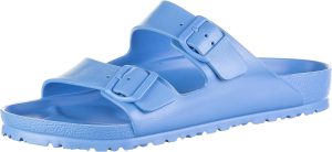 Men's Arizona Sandals <div class="a-expander-content a-expander-partial-collapse-content" style="padding-bottom: 20px;" data-expanded="false"> <h3 class="product-facts-title">Product details</h3> <div class="a-fixed-left-grid product-facts-detail"> <div class="a-fixed-left-grid-inner" style="padding-left: 140px;"> <div class="a-fixed-left-grid-col a-col-left" style="width: 140px; margin-left: -140px; float: left;"><span style="font-weight: 600;"> <span class="a-color-base">Care instructions</span> </span></div> <div class="a-fixed-left-grid-col a-col-right" style="padding-left: 6%; float: left;"><span style="font-weight: 400;"> <span class="a-color-base">Machine Wash</span> </span></div> </div> </div> <div class="a-fixed-left-grid product-facts-detail"> <div class="a-fixed-left-grid-inner" style="padding-left: 140px;"> <div class="a-fixed-left-grid-col a-col-left" style="width: 140px; margin-left: -140px; float: left;"><span style="font-weight: 600;"> <span class="a-color-base">Origin</span> </span></div> <div class="a-fixed-left-grid-col a-col-right" style="padding-left: 6%; float: left;"><span style="font-weight: 400;"> <span class="a-color-base">Imported</span> </span></div> </div> </div> <div class="a-fixed-left-grid product-facts-detail"> <div class="a-fixed-left-grid-inner" style="padding-left: 140px;"> <div class="a-fixed-left-grid-col a-col-left" style="width: 140px; margin-left: -140px; float: left;"><span style="font-weight: 600;"> <span class="a-color-base">Sole material</span> </span></div> <div class="a-fixed-left-grid-col a-col-right" style="padding-left: 6%; float: left;"><span style="font-weight: 400;"> <span class="a-color-base">Manmade</span> </span></div> </div> </div> <div class="a-fixed-left-grid product-facts-detail"> <div class="a-fixed-left-grid-inner" style="padding-left: 140px;"> <div class="a-fixed-left-grid-col a-col-left" style="width: 140px; margin-left: -140px; float: left;"><span style="font-weight: 600;"> <span class="a-color-base">Outer material</span> </span></div> <div class="a-fixed-left-grid-col a-col-right" style="padding-left: 6%; float: left;"><span style="font-weight: 400;"> <span class="a-color-base">Synthetic</span> </span></div> </div> </div> <hr class="a-spacing-base a-spacing-top-base a-divider-normal" aria-hidden="true" /> <h3 class="product-facts-title">About this item</h3> <ul class="a-unordered-list a-vertical a-spacing-small"> <li><span class="a-list-item a-size-base a-color-base">The legendary two-strap design from BIRKENSTOCK - the Arizona. Modeled on the cork original, this sandal is made from ultra lightweight and highly flexible EVA. These sandals are shock absorbing, waterproof, and skin-friendly. Wear them at the beach, in the garden, or around the gym and after workouts. It's the perfect addition to your classic BIRKENSTOCK sandals.</span></li> </ul> <ul class="a-unordered-list a-vertical a-spacing-small"> <li><span class="a-list-item a-size-base a-color-base">Anatomically shaped BIRKENSTOCK footbed made from EVA</span></li> </ul> <ul class="a-unordered-list a-vertical a-spacing-small"> <li><span class="a-list-item a-size-base a-color-base">Upper/lining/sole: one piece molded EVA</span></li> </ul> <ul class="a-unordered-list a-vertical a-spacing-small"> <li><span class="a-list-item a-size-base a-color-base">Details: two straps, each with an individually adjustable pin buckle; waterproof, washable, ultra lightweight</span></li> </ul> </div>