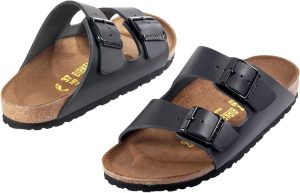 Men's Amalfi Leather Soft Footbed Arizona Sandals <div data-expanded="false" class="a-expander-content a-expander-partial-collapse-content"> <h3 class="product-facts-title"> Product details </h3> <div class="a-fixed-left-grid product-facts-detail"><div class="a-fixed-left-grid-inner" style="padding-left:140px"> <div class="a-fixed-left-grid-col a-col-left" style="width:140px;margin-left:-140px;float:left"> <span style="font-weight: 600"> <span class="a-color-base">Origin</span> </span> </div> <div class="a-fixed-left-grid-col a-col-right" style="padding-left:6%;float:left"> <span style="font-weight: 400"> <span class="a-color-base">Not Imported</span> </span> </div> </div></div> <div class="a-fixed-left-grid product-facts-detail"><div class="a-fixed-left-grid-inner" style="padding-left:140px"> <div class="a-fixed-left-grid-col a-col-left" style="width:140px;margin-left:-140px;float:left"> <span style="font-weight: 600"> <span class="a-color-base">Sole material</span> </span> </div> <div class="a-fixed-left-grid-col a-col-right" style="padding-left:6%;float:left"> <span style="font-weight: 400"> <span class="a-color-base">Foam, Cork, Suede, Rubber</span> </span> </div> </div></div> <div class="a-fixed-left-grid product-facts-detail"><div class="a-fixed-left-grid-inner" style="padding-left:140px"> <div class="a-fixed-left-grid-col a-col-left" style="width:140px;margin-left:-140px;float:left"> <span style="font-weight: 600"> <span class="a-color-base">Outer material</span> </span> </div> <div class="a-fixed-left-grid-col a-col-right" style="padding-left:6%;float:left"> <span style="font-weight: 400"> <span class="a-color-base">Suede</span> </span> </div> </div></div> <div class="a-fixed-left-grid product-facts-detail"><div class="a-fixed-left-grid-inner" style="padding-left:140px"> <div class="a-fixed-left-grid-col a-col-left" style="width:140px;margin-left:-140px;float:left"> <span style="font-weight: 600"> <span class="a-color-base">Closure type</span> </span> </div> <div class="a-fixed-left-grid-col a-col-right" style="padding-left:6%;float:left"> <span style="font-weight: 400"> <span class="a-color-base">Buckle</span> </span> </div> </div></div> <hr aria-hidden="true" class="a-spacing-base a-spacing-top-base a-divider-normal"> <h3 class="product-facts-title"> About this item </h3> <ul class="a-unordered-list a-vertical a-spacing-small"> <li><span class="a-list-item a-size-base a-color-base">Rubber sole</span></li> </ul> <ul class="a-unordered-list a-vertical a-spacing-small"> <li><span class="a-list-item a-size-base a-color-base">roomy toe box; lined with sued</span></li> </ul> <ul class="a-unordered-list a-vertical a-spacing-small"> <li><span class="a-list-item a-size-base a-color-base">features pronounced arch support with an extra layer of super soft foam cushioning</span></li> </ul> <ul class="a-unordered-list a-vertical a-spacing-small"> <li><span class="a-list-item a-size-base a-color-base">Contoured cork footbed conforms to the shape of your foot</span></li> </ul> </div>