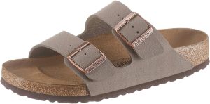 Men's Amalfi Leather Soft Footbed Arizona Sandals <div data-expanded="false" class="a-expander-content a-expander-partial-collapse-content"> <h3 class="product-facts-title"> Product details </h3> <div class="a-fixed-left-grid product-facts-detail"><div class="a-fixed-left-grid-inner" style="padding-left:140px"> <div class="a-fixed-left-grid-col a-col-left" style="width:140px;margin-left:-140px;float:left"> <span style="font-weight: 600"> <span class="a-color-base">Origin</span> </span> </div> <div class="a-fixed-left-grid-col a-col-right" style="padding-left:6%;float:left"> <span style="font-weight: 400"> <span class="a-color-base">Not Imported</span> </span> </div> </div></div> <div class="a-fixed-left-grid product-facts-detail"><div class="a-fixed-left-grid-inner" style="padding-left:140px"> <div class="a-fixed-left-grid-col a-col-left" style="width:140px;margin-left:-140px;float:left"> <span style="font-weight: 600"> <span class="a-color-base">Sole material</span> </span> </div> <div class="a-fixed-left-grid-col a-col-right" style="padding-left:6%;float:left"> <span style="font-weight: 400"> <span class="a-color-base">Foam, Cork, Suede, Rubber</span> </span> </div> </div></div> <div class="a-fixed-left-grid product-facts-detail"><div class="a-fixed-left-grid-inner" style="padding-left:140px"> <div class="a-fixed-left-grid-col a-col-left" style="width:140px;margin-left:-140px;float:left"> <span style="font-weight: 600"> <span class="a-color-base">Outer material</span> </span> </div> <div class="a-fixed-left-grid-col a-col-right" style="padding-left:6%;float:left"> <span style="font-weight: 400"> <span class="a-color-base">Suede</span> </span> </div> </div></div> <div class="a-fixed-left-grid product-facts-detail"><div class="a-fixed-left-grid-inner" style="padding-left:140px"> <div class="a-fixed-left-grid-col a-col-left" style="width:140px;margin-left:-140px;float:left"> <span style="font-weight: 600"> <span class="a-color-base">Closure type</span> </span> </div> <div class="a-fixed-left-grid-col a-col-right" style="padding-left:6%;float:left"> <span style="font-weight: 400"> <span class="a-color-base">Buckle</span> </span> </div> </div></div> <hr aria-hidden="true" class="a-spacing-base a-spacing-top-base a-divider-normal"> <h3 class="product-facts-title"> About this item </h3> <ul class="a-unordered-list a-vertical a-spacing-small"> <li><span class="a-list-item a-size-base a-color-base">Rubber sole</span></li> </ul> <ul class="a-unordered-list a-vertical a-spacing-small"> <li><span class="a-list-item a-size-base a-color-base">roomy toe box; lined with sued</span></li> </ul> <ul class="a-unordered-list a-vertical a-spacing-small"> <li><span class="a-list-item a-size-base a-color-base">features pronounced arch support with an extra layer of super soft foam cushioning</span></li> </ul> <ul class="a-unordered-list a-vertical a-spacing-small"> <li><span class="a-list-item a-size-base a-color-base">Contoured cork footbed conforms to the shape of your foot</span></li> </ul> </div>