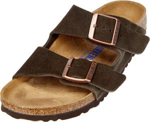 Men's Amalfi Leather Soft Footbed Arizona Sandals <div data-expanded="false" class="a-expander-content a-expander-partial-collapse-content"> <h3 class="product-facts-title"> Product details </h3> <div class="a-fixed-left-grid product-facts-detail"><div class="a-fixed-left-grid-inner" style="padding-left:140px"> <div class="a-fixed-left-grid-col a-col-left" style="width:140px;margin-left:-140px;float:left"> <span style="font-weight: 600"> <span class="a-color-base">Origin</span> </span> </div> <div class="a-fixed-left-grid-col a-col-right" style="padding-left:6%;float:left"> <span style="font-weight: 400"> <span class="a-color-base">Not Imported</span> </span> </div> </div></div> <div class="a-fixed-left-grid product-facts-detail"><div class="a-fixed-left-grid-inner" style="padding-left:140px"> <div class="a-fixed-left-grid-col a-col-left" style="width:140px;margin-left:-140px;float:left"> <span style="font-weight: 600"> <span class="a-color-base">Sole material</span> </span> </div> <div class="a-fixed-left-grid-col a-col-right" style="padding-left:6%;float:left"> <span style="font-weight: 400"> <span class="a-color-base">Foam, Cork, Suede, Rubber</span> </span> </div> </div></div> <div class="a-fixed-left-grid product-facts-detail"><div class="a-fixed-left-grid-inner" style="padding-left:140px"> <div class="a-fixed-left-grid-col a-col-left" style="width:140px;margin-left:-140px;float:left"> <span style="font-weight: 600"> <span class="a-color-base">Outer material</span> </span> </div> <div class="a-fixed-left-grid-col a-col-right" style="padding-left:6%;float:left"> <span style="font-weight: 400"> <span class="a-color-base">Suede</span> </span> </div> </div></div> <div class="a-fixed-left-grid product-facts-detail"><div class="a-fixed-left-grid-inner" style="padding-left:140px"> <div class="a-fixed-left-grid-col a-col-left" style="width:140px;margin-left:-140px;float:left"> <span style="font-weight: 600"> <span class="a-color-base">Closure type</span> </span> </div> <div class="a-fixed-left-grid-col a-col-right" style="padding-left:6%;float:left"> <span style="font-weight: 400"> <span class="a-color-base">Buckle</span> </span> </div> </div></div> <hr aria-hidden="true" class="a-spacing-base a-spacing-top-base a-divider-normal"> <h3 class="product-facts-title"> About this item </h3> <ul class="a-unordered-list a-vertical a-spacing-small"> <li><span class="a-list-item a-size-base a-color-base">Rubber sole</span></li> </ul> <ul class="a-unordered-list a-vertical a-spacing-small"> <li><span class="a-list-item a-size-base a-color-base">roomy toe box; lined with sued</span></li> </ul> <ul class="a-unordered-list a-vertical a-spacing-small"> <li><span class="a-list-item a-size-base a-color-base">features pronounced arch support with an extra layer of super soft foam cushioning</span></li> </ul> <ul class="a-unordered-list a-vertical a-spacing-small"> <li><span class="a-list-item a-size-base a-color-base">Contoured cork footbed conforms to the shape of your foot</span></li> </ul> </div>