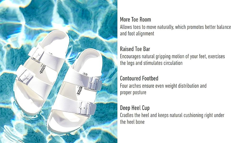 Floating Sandals with Features